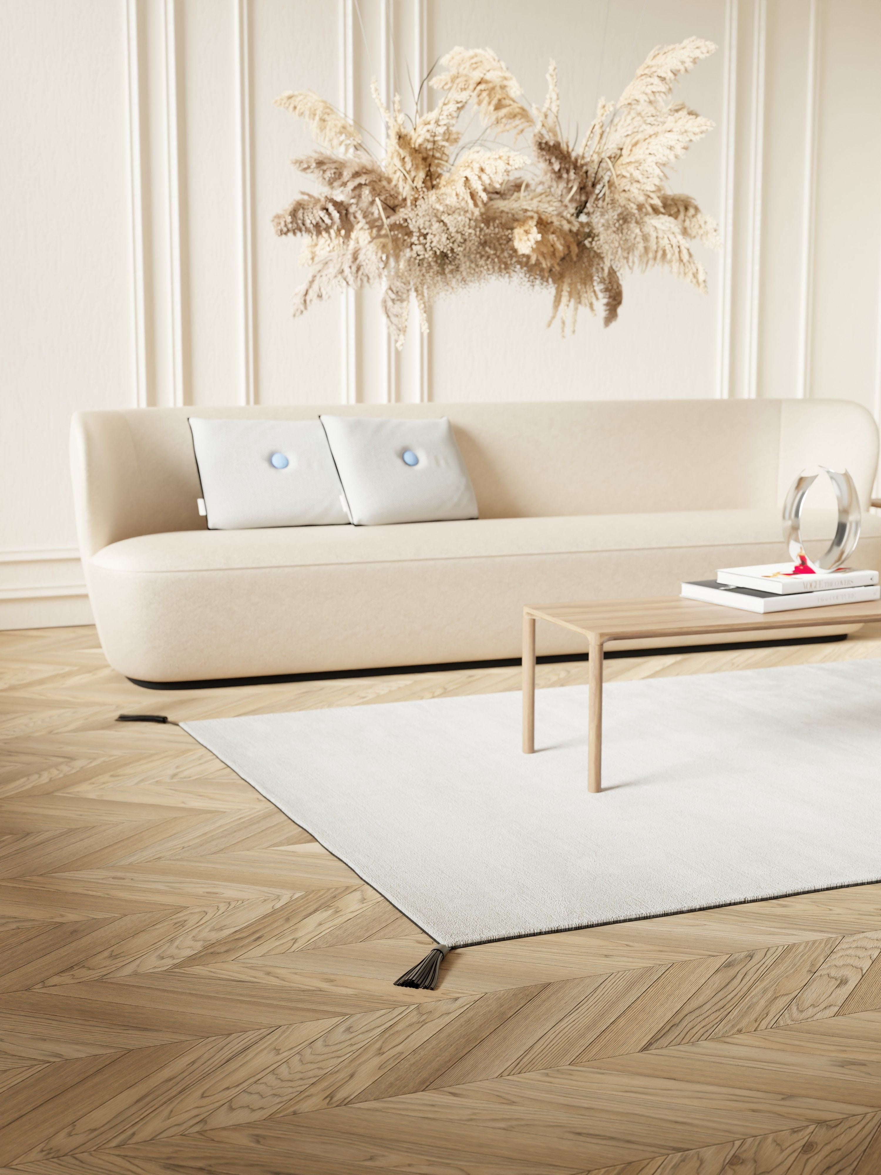 [product_category]-Rug Solid Nord Wool Rug 170 X 240 Cm, Arctic-Rug Solid-5711655619909-61990-RUG-11