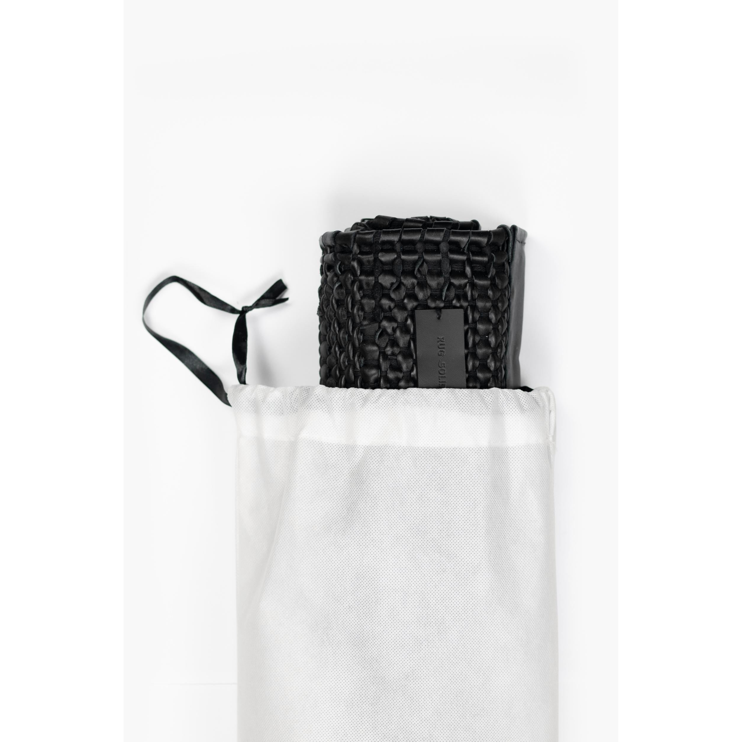 [product_category]-Rug Solid Porto Rug Mat Black, 65 X 135 Cm-Rug Solid-5711655118013-11801-RUG-4