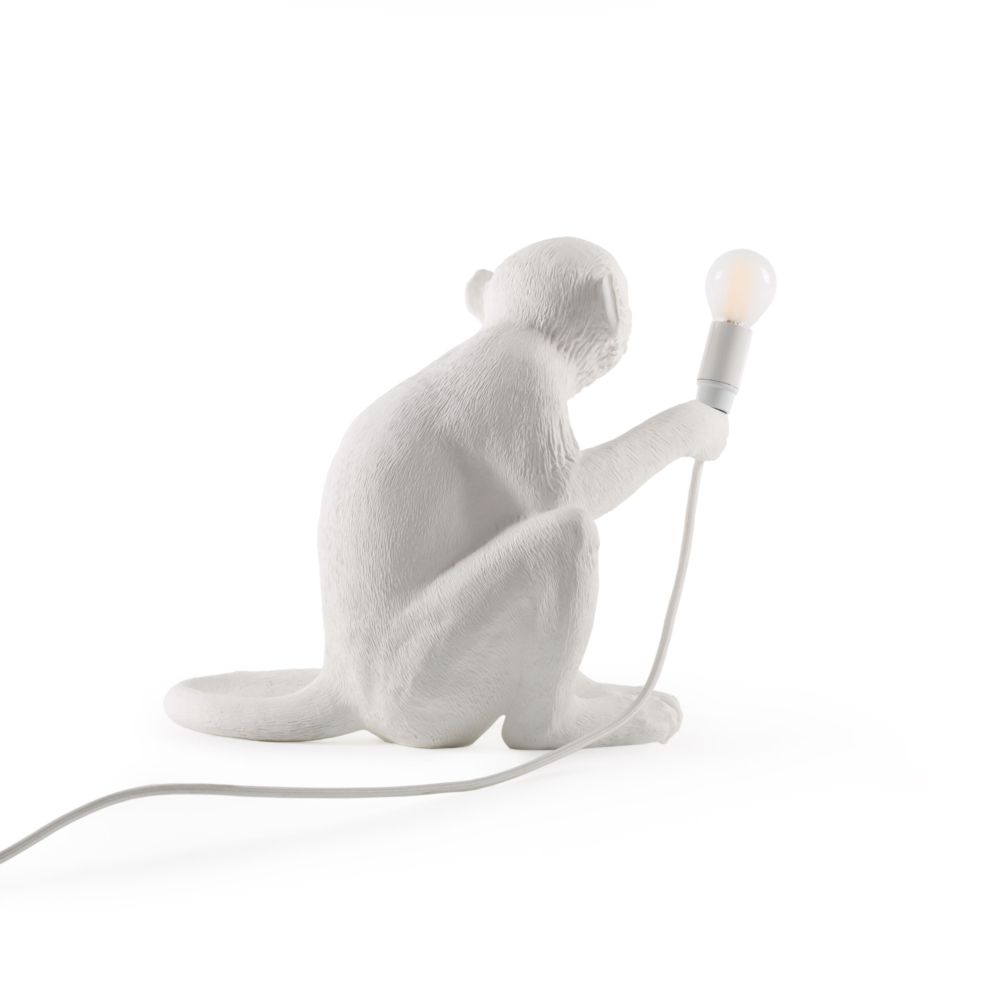[product_category]-Seletti Monkey Indoor Lamp White, Sitting-Seletti-8008215148823-14882-SEL-4