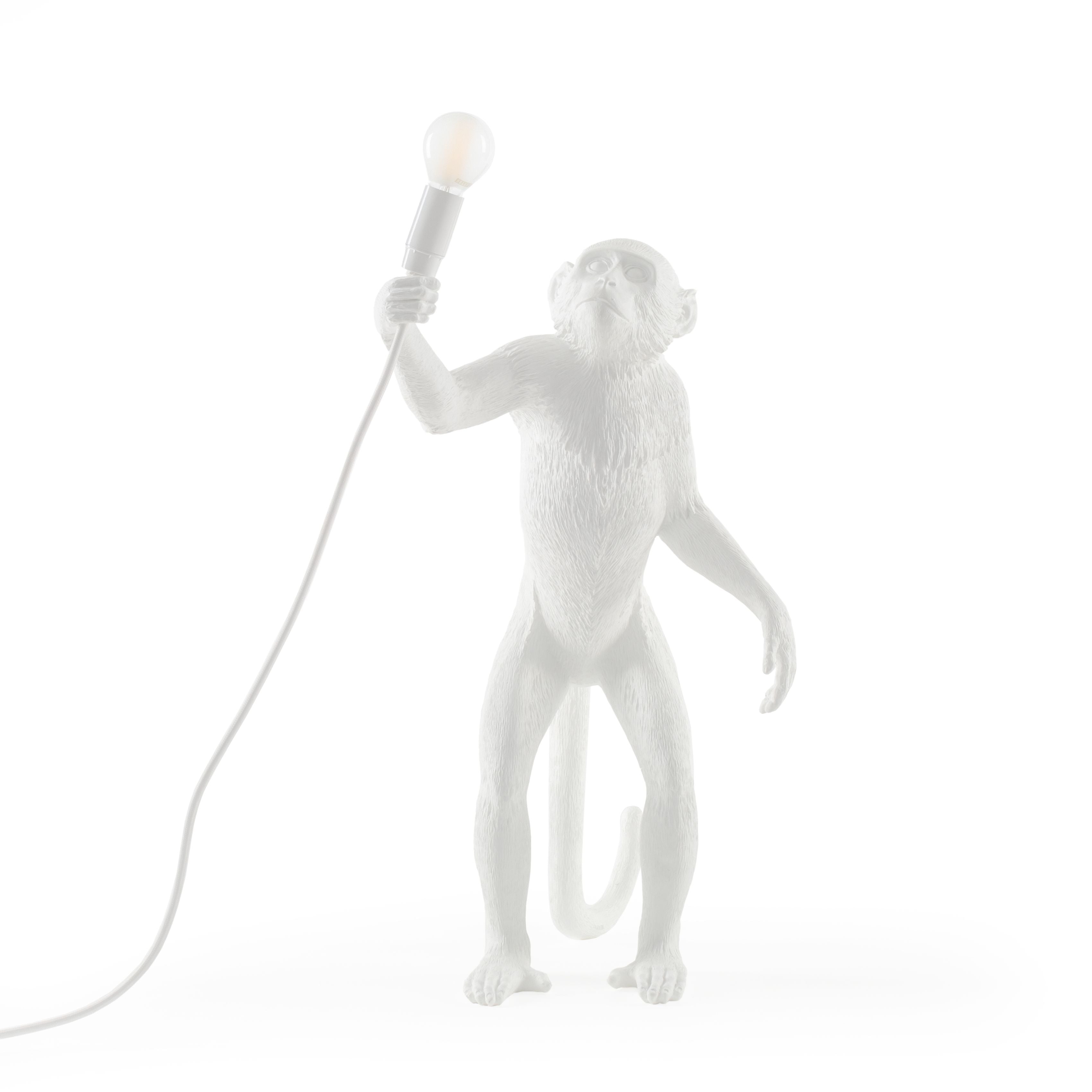 [product_category]-Seletti Monkey Indoor Lamp White, Standing-Seletti-8008215148809-14880-SEL-2