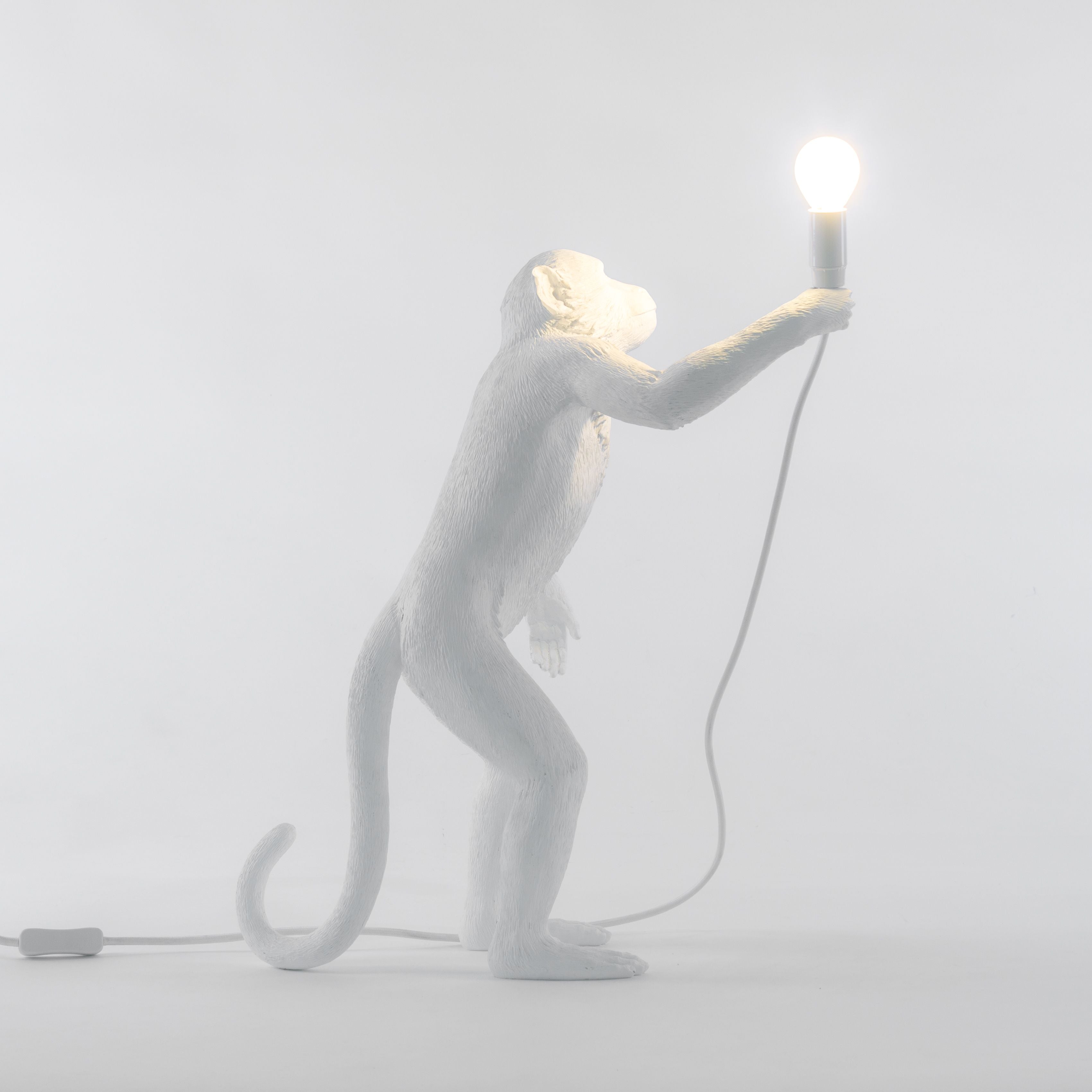 [product_category]-Seletti Monkey Indoor Lamp White, Standing-Seletti-8008215148809-14880-SEL-8