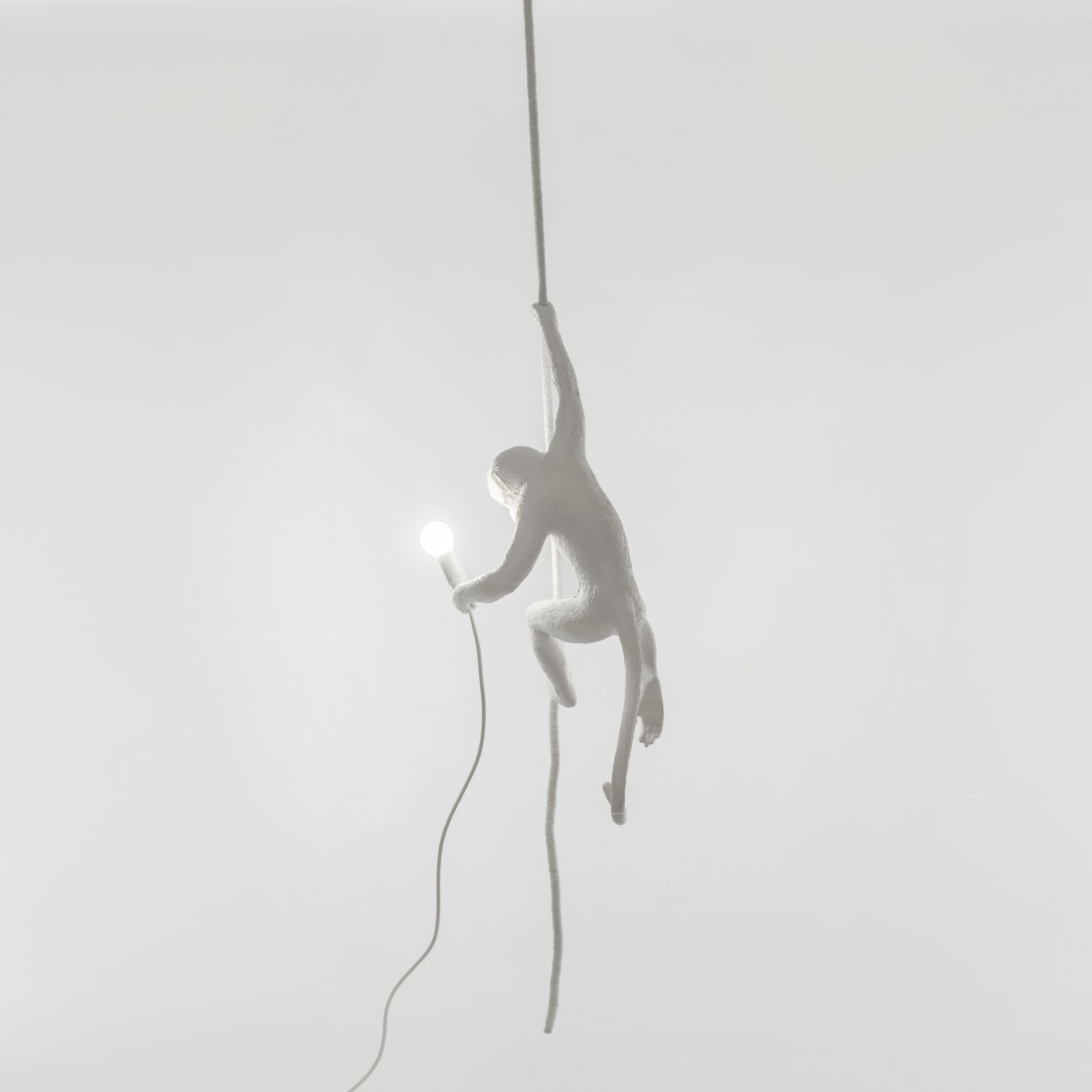 [product_category]-Seletti Monkey Indoor Lamp White, With Rope-Seletti-8008215148830-14883-SEL-15