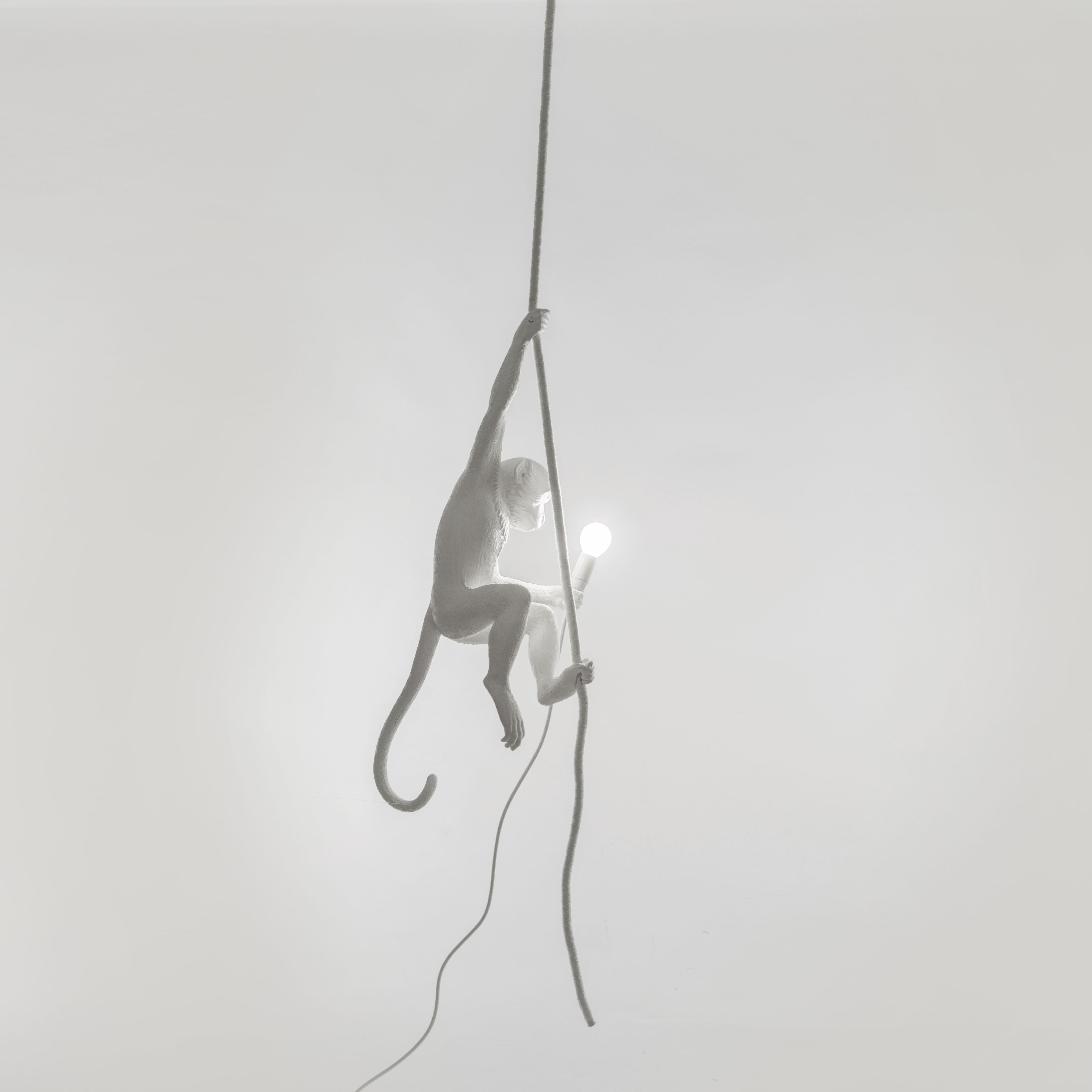 [product_category]-Seletti Monkey Indoor Lamp White, With Rope-Seletti-8008215148830-14883-SEL-16