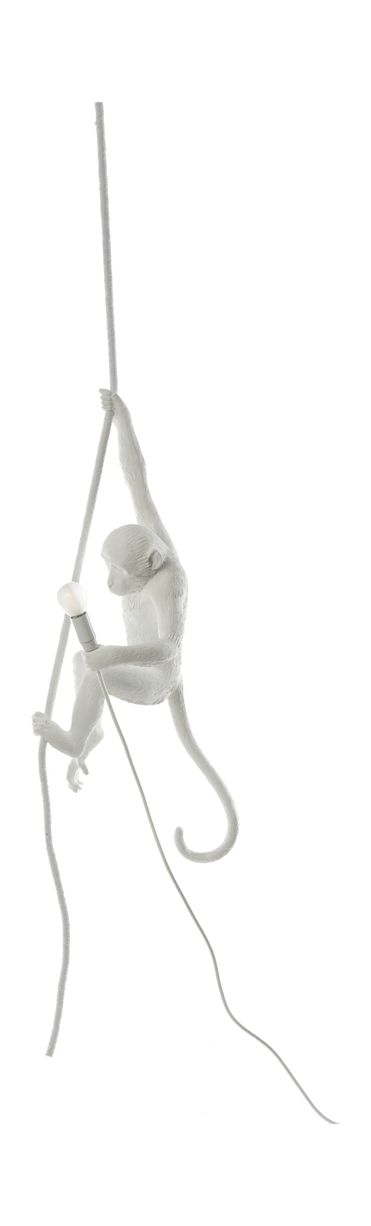 [product_category]-Seletti Monkey Indoor Lamp White, With Rope-Seletti-8008215148830-14883-SEL-1
