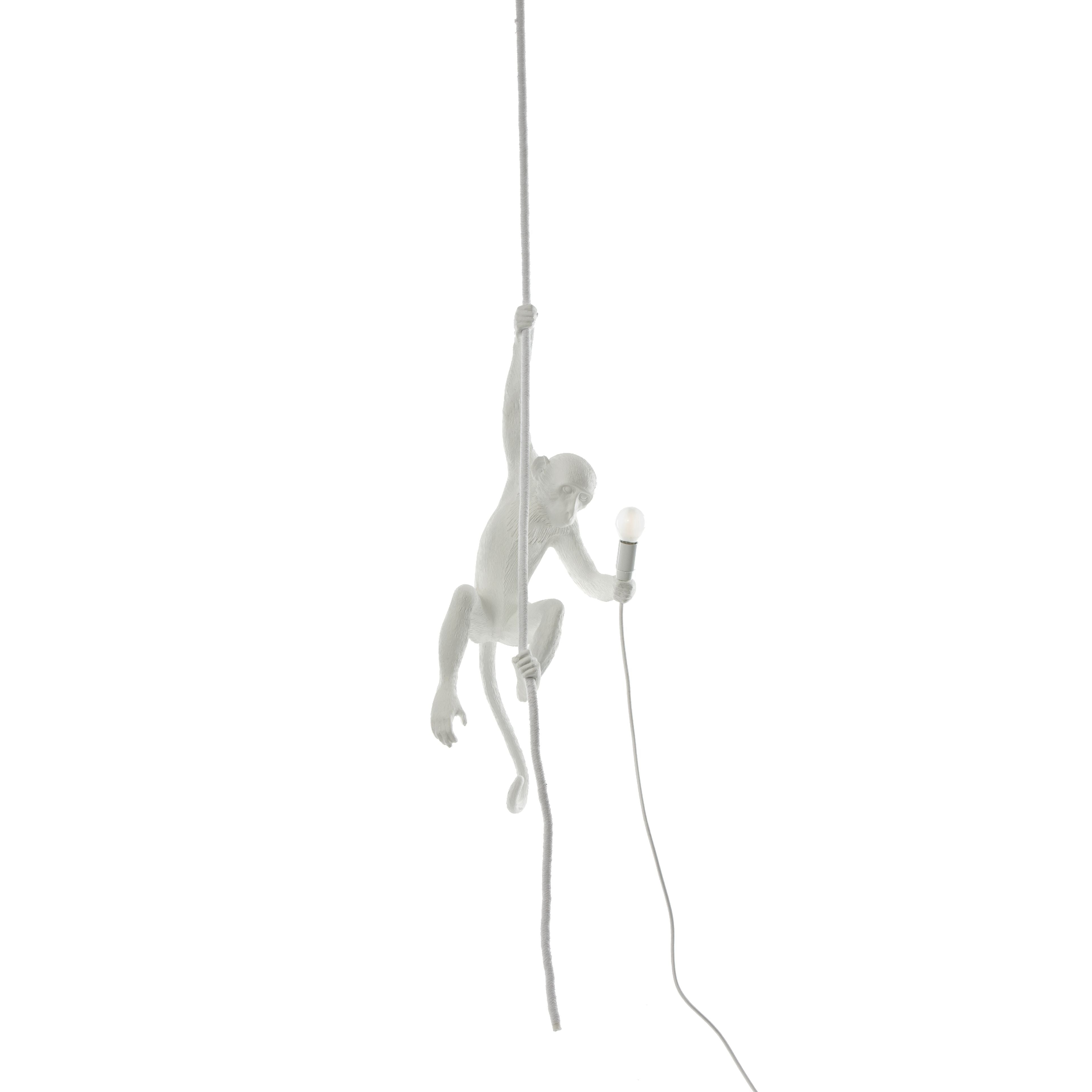 [product_category]-Seletti Monkey Indoor Lamp White, With Rope-Seletti-8008215148830-14883-SEL-3