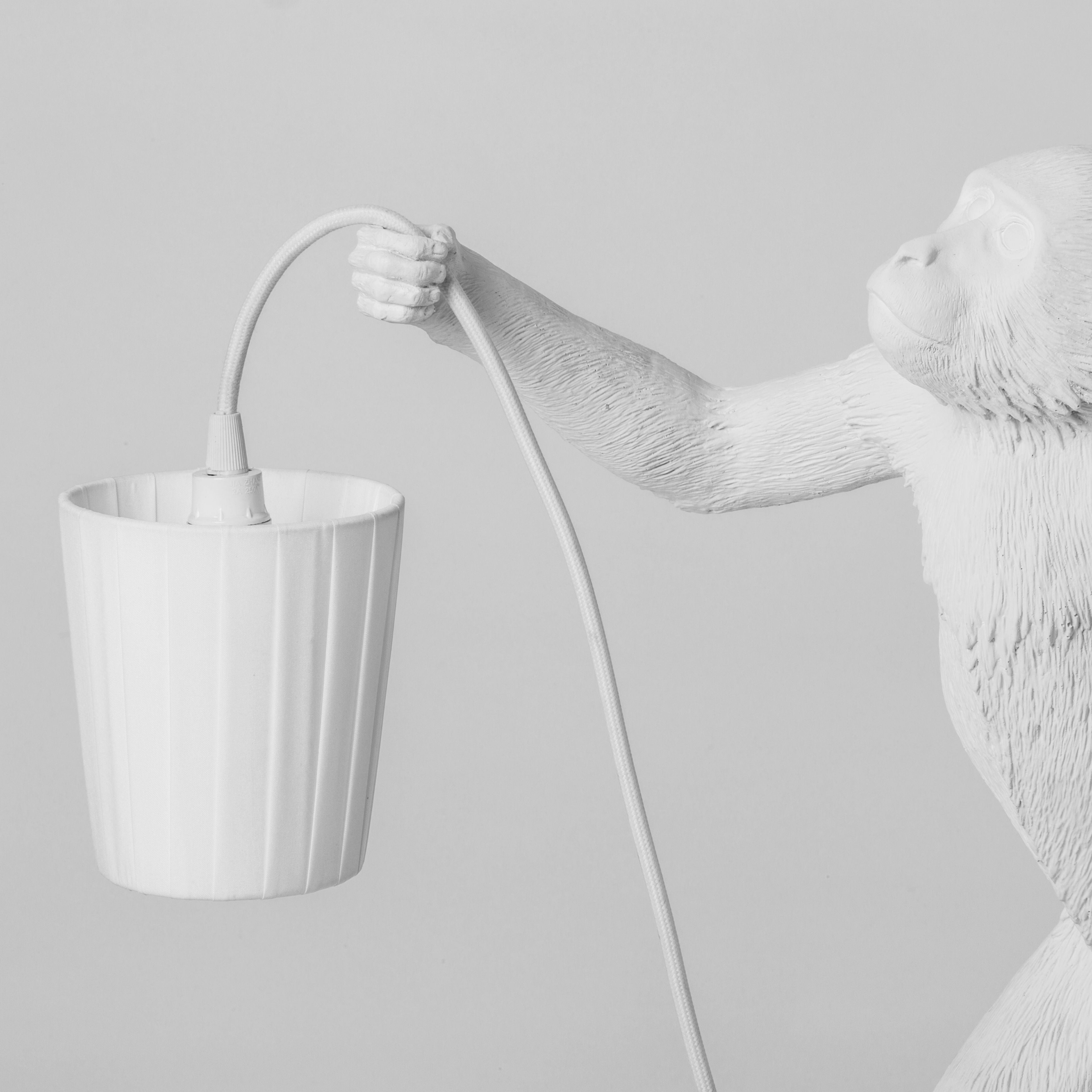 [product_category]-Seletti Monkey Lampshade, White-Seletti-8008215649184-14918_WHI-SEL-3