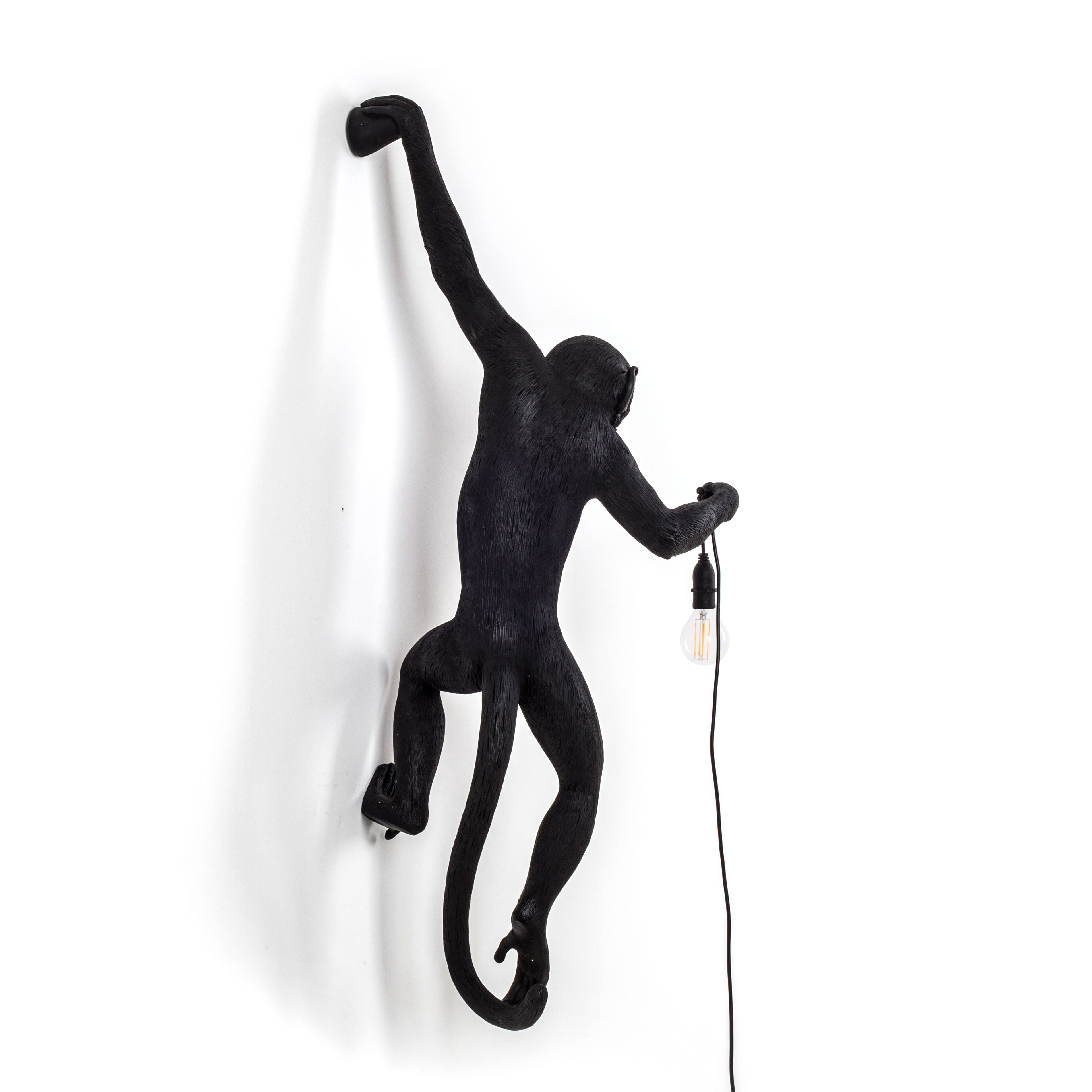 [product_category]-Seletti Monkey Outdoor Lamp Black, Hanging Left Hand-Seletti-8008215149219-14921-SEL-3