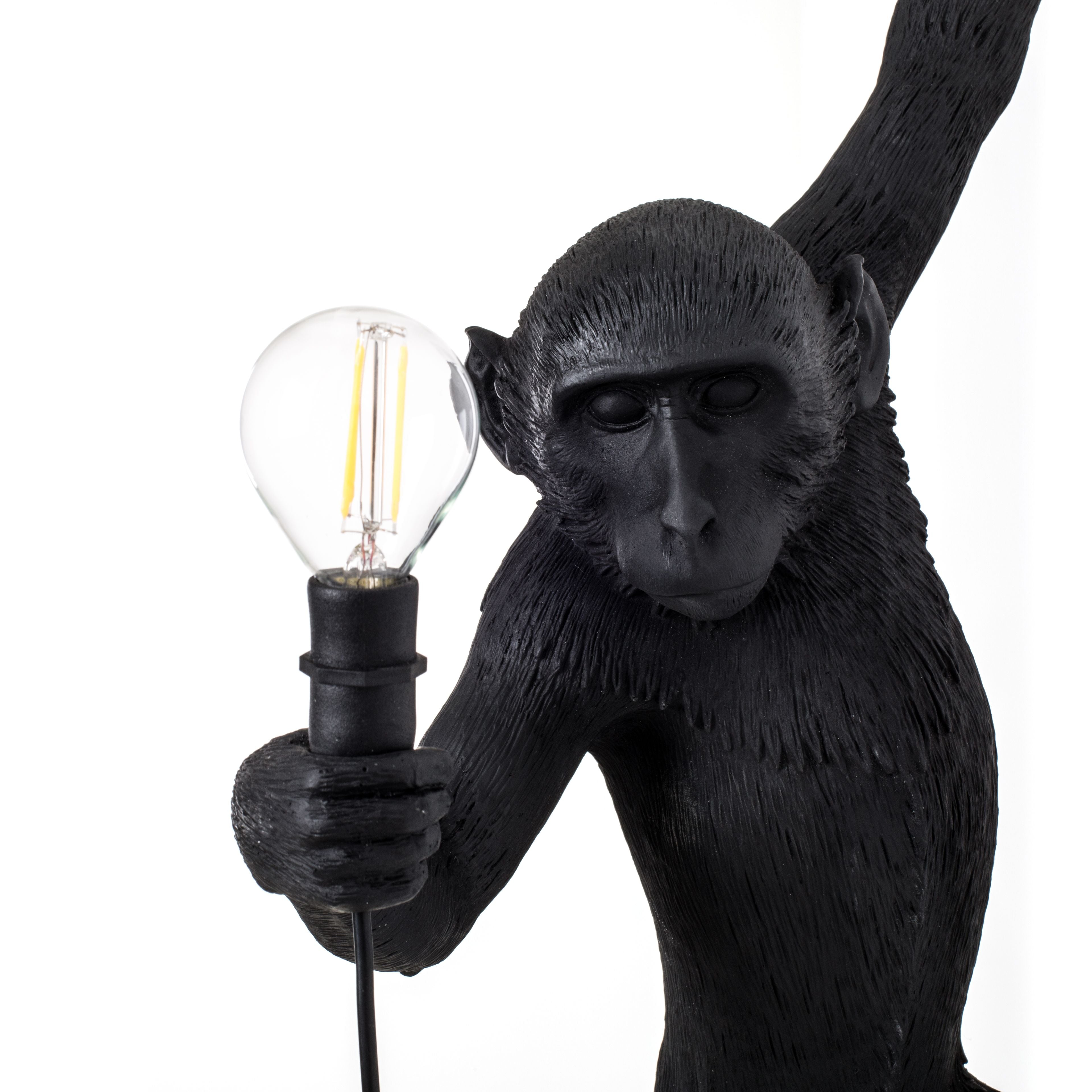 [product_category]-Seletti Monkey Outdoor Lamp Black, Hanging Left Hand-Seletti-8008215149219-14921-SEL-4