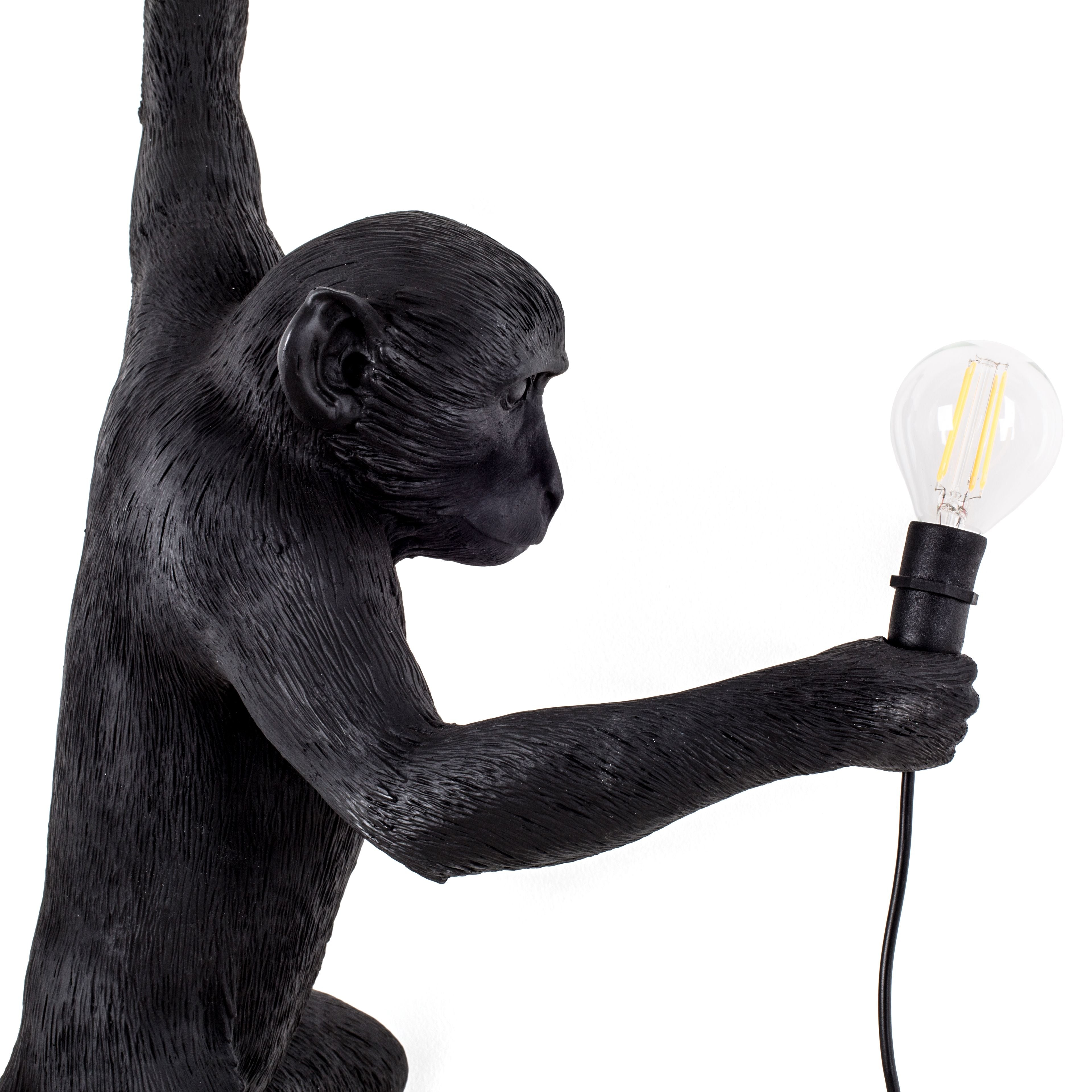 [product_category]-Seletti Monkey Outdoor Lamp Black, Hanging Left Hand-Seletti-8008215149219-14921-SEL-5