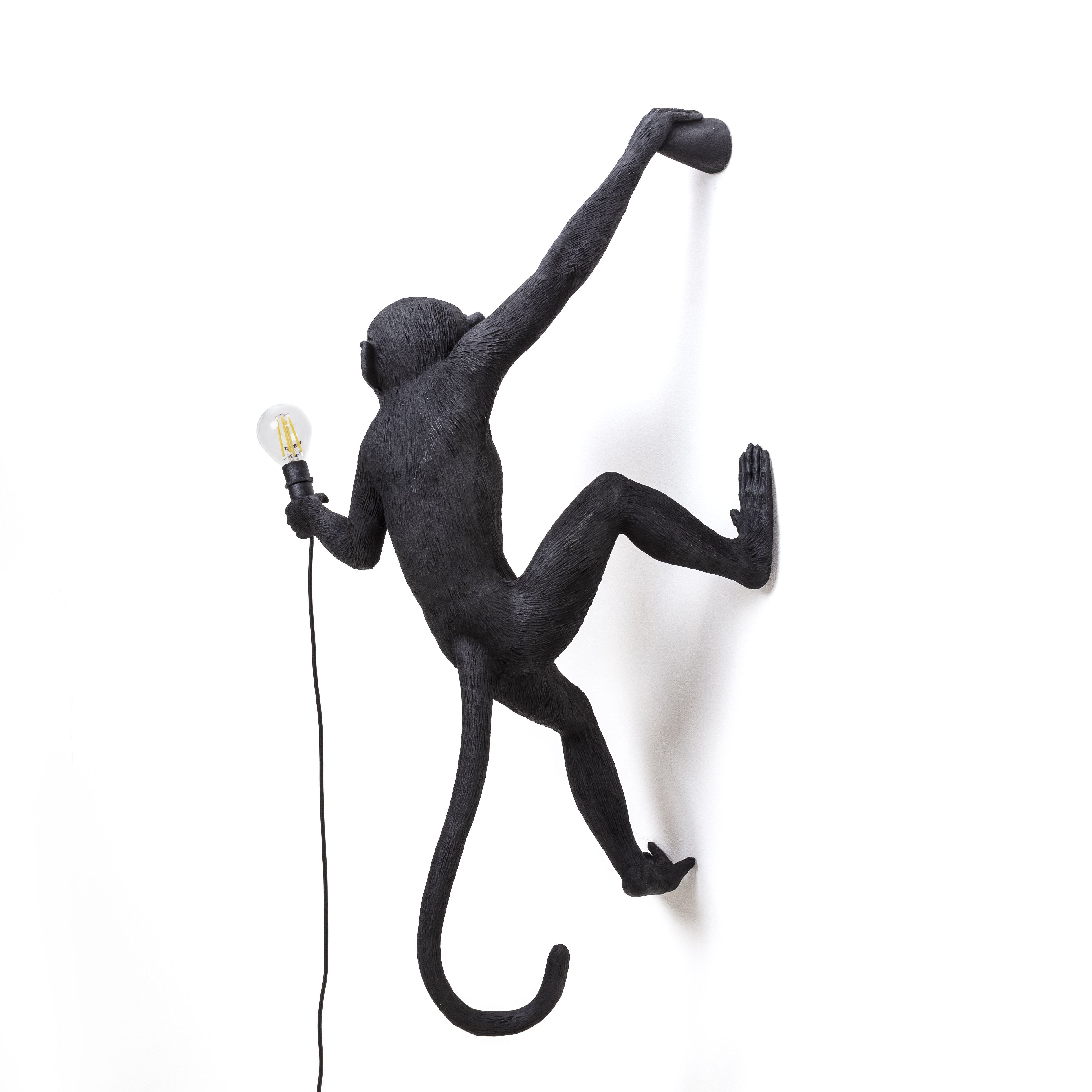 [product_category]-Seletti Monkey Outdoor Lamp Black, Hanging Right Hand-Seletti-8008215149196-14919-SEL-4