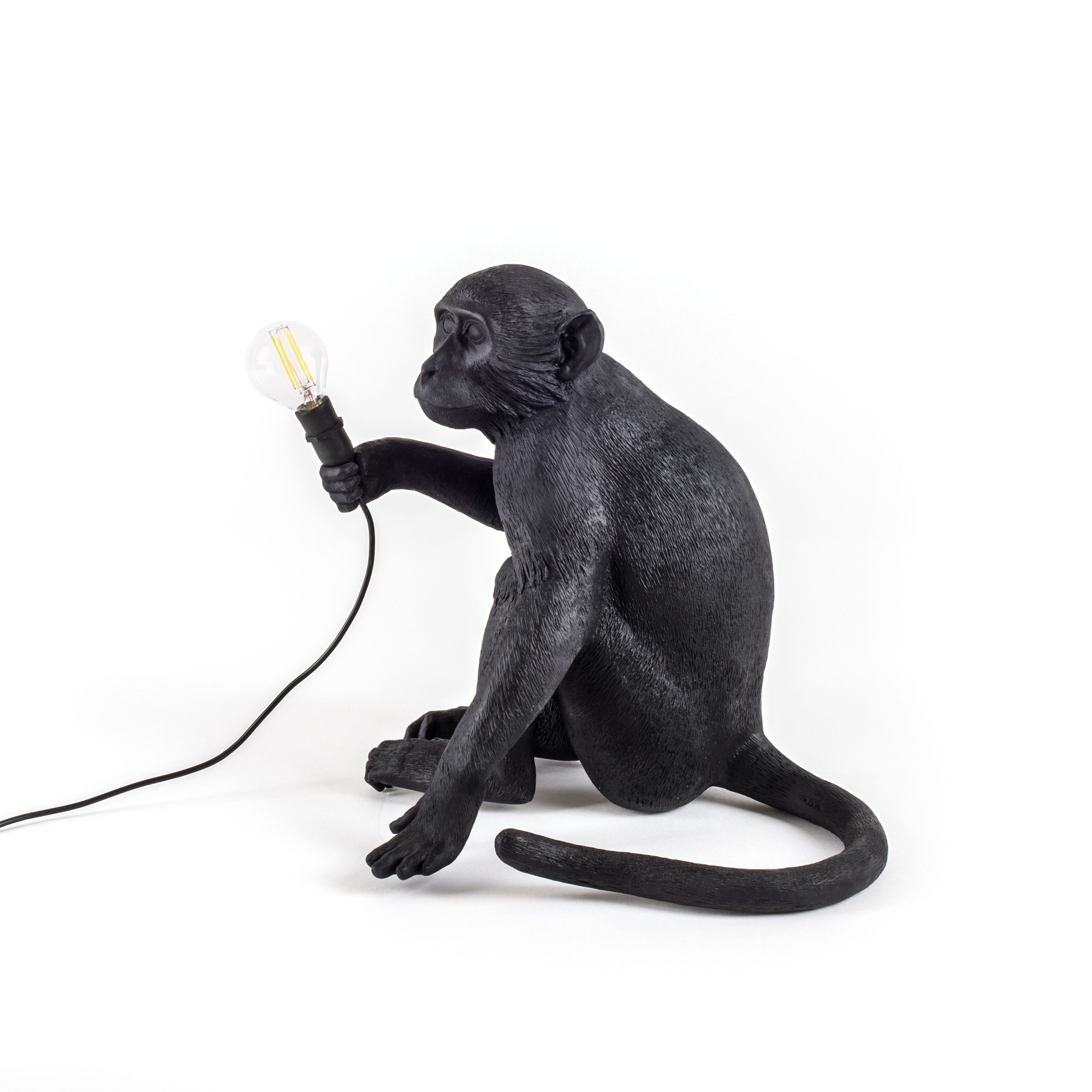 [product_category]-Seletti Monkey Outdoor Lamp Black, Sitting-Seletti-8008215149226-14922-SEL-3
