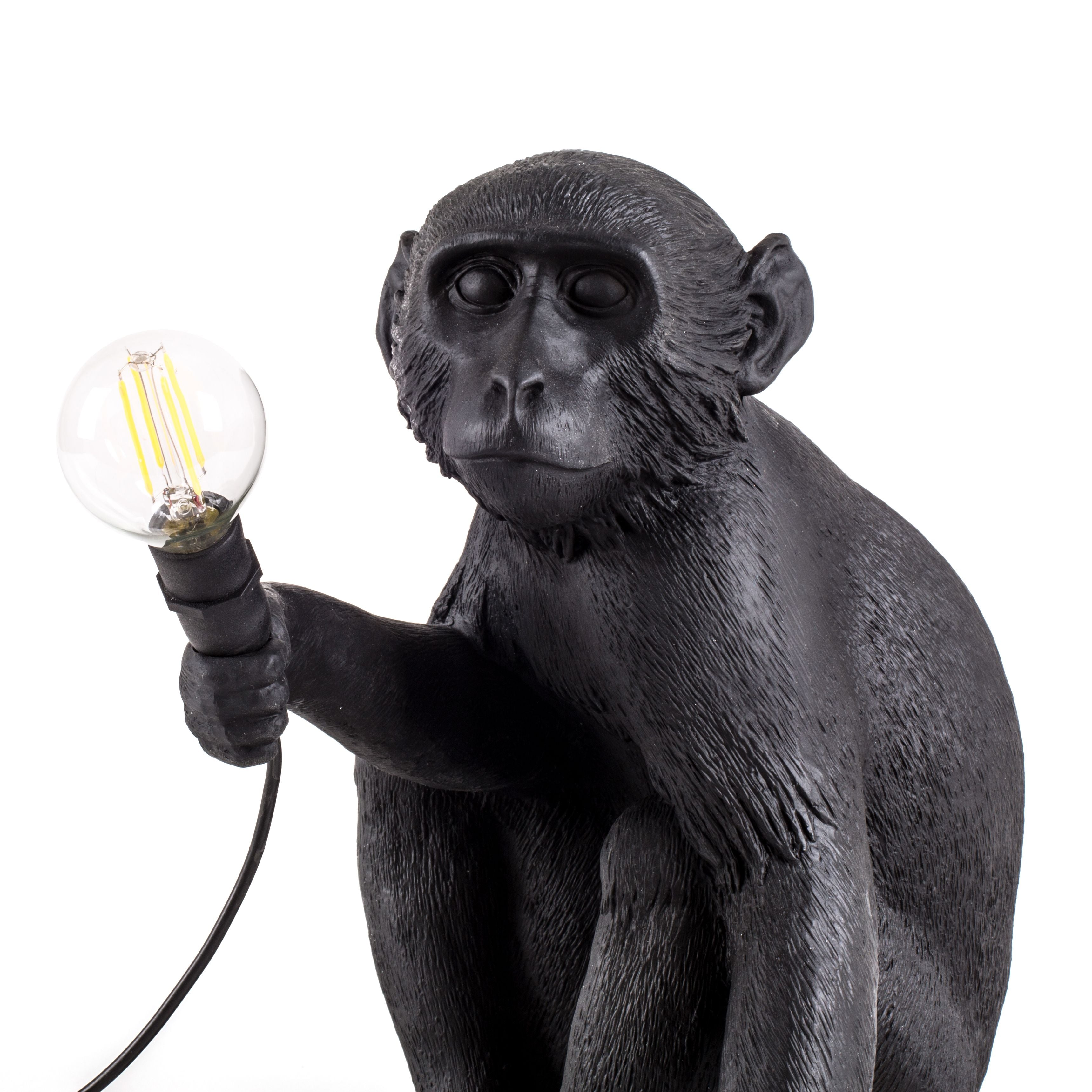 [product_category]-Seletti Monkey Outdoor Lamp Black, Sitting-Seletti-8008215149226-14922-SEL-4