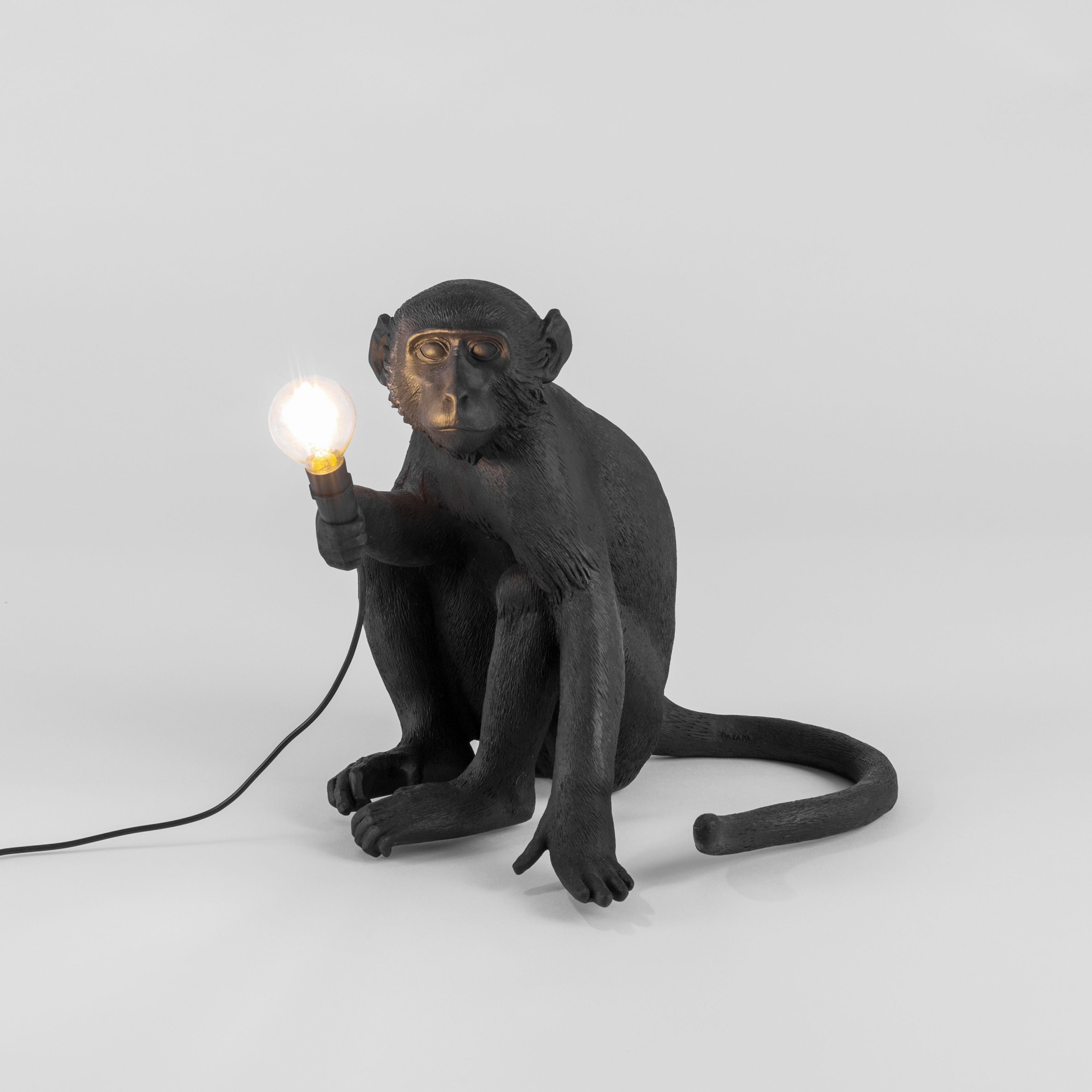 [product_category]-Seletti Monkey Outdoor Lamp Black, Sitting-Seletti-8008215149226-14922-SEL-6