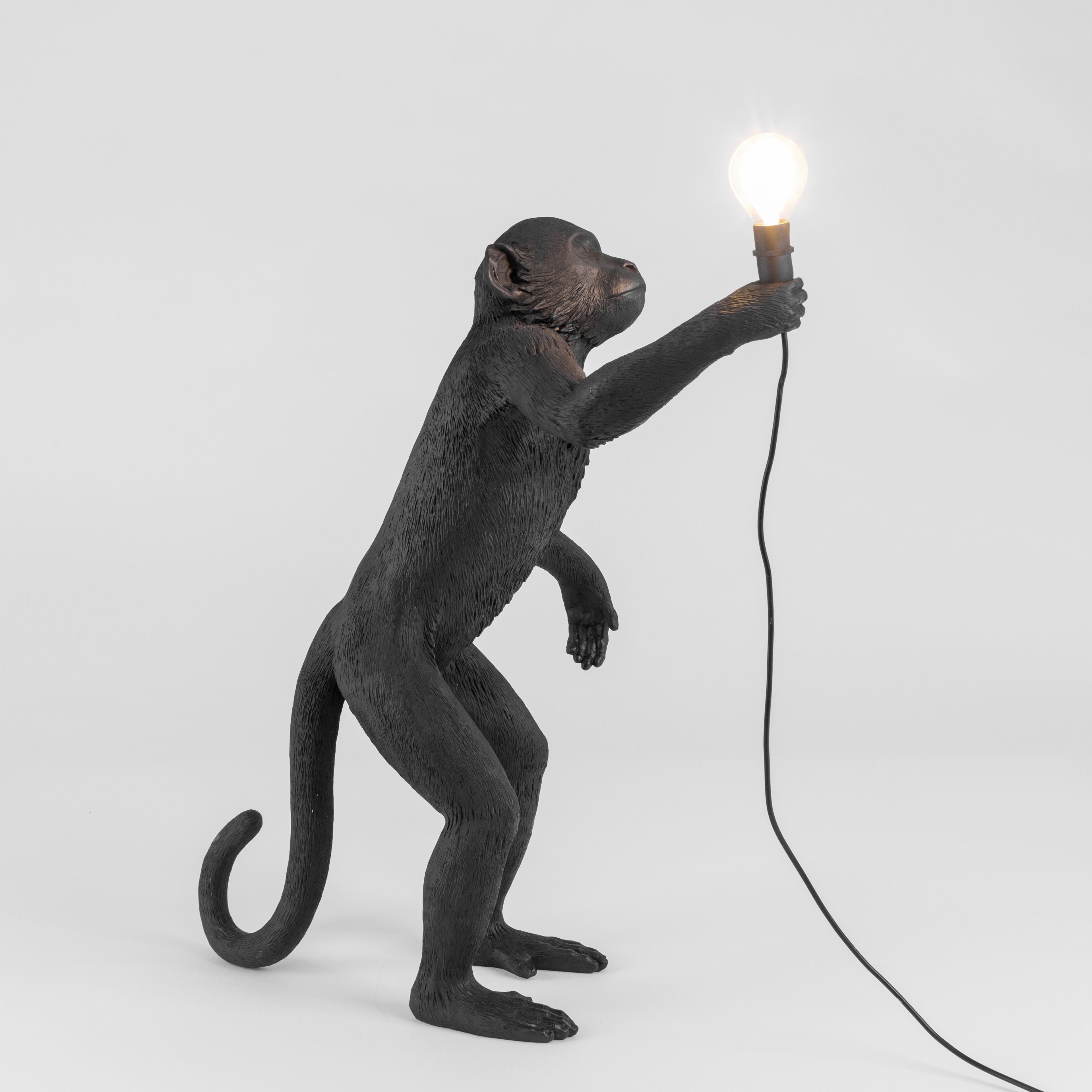 [product_category]-Seletti Monkey Outdoor Lamp Black, Standing-Seletti-8008215149202-14920-SEL-10