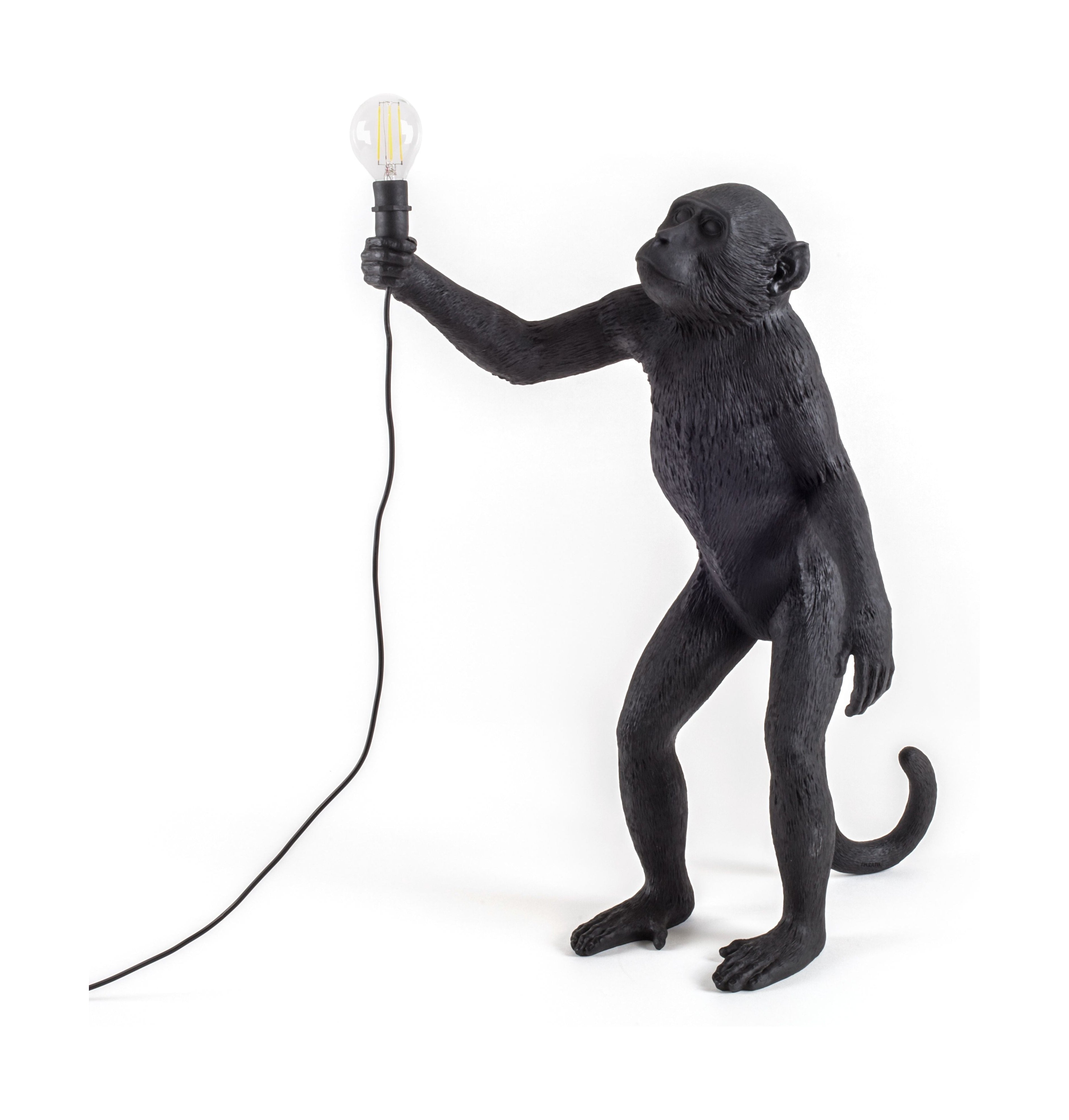 [product_category]-Seletti Monkey Outdoor Lamp Black, Standing-Seletti-8008215149202-14920-SEL-1
