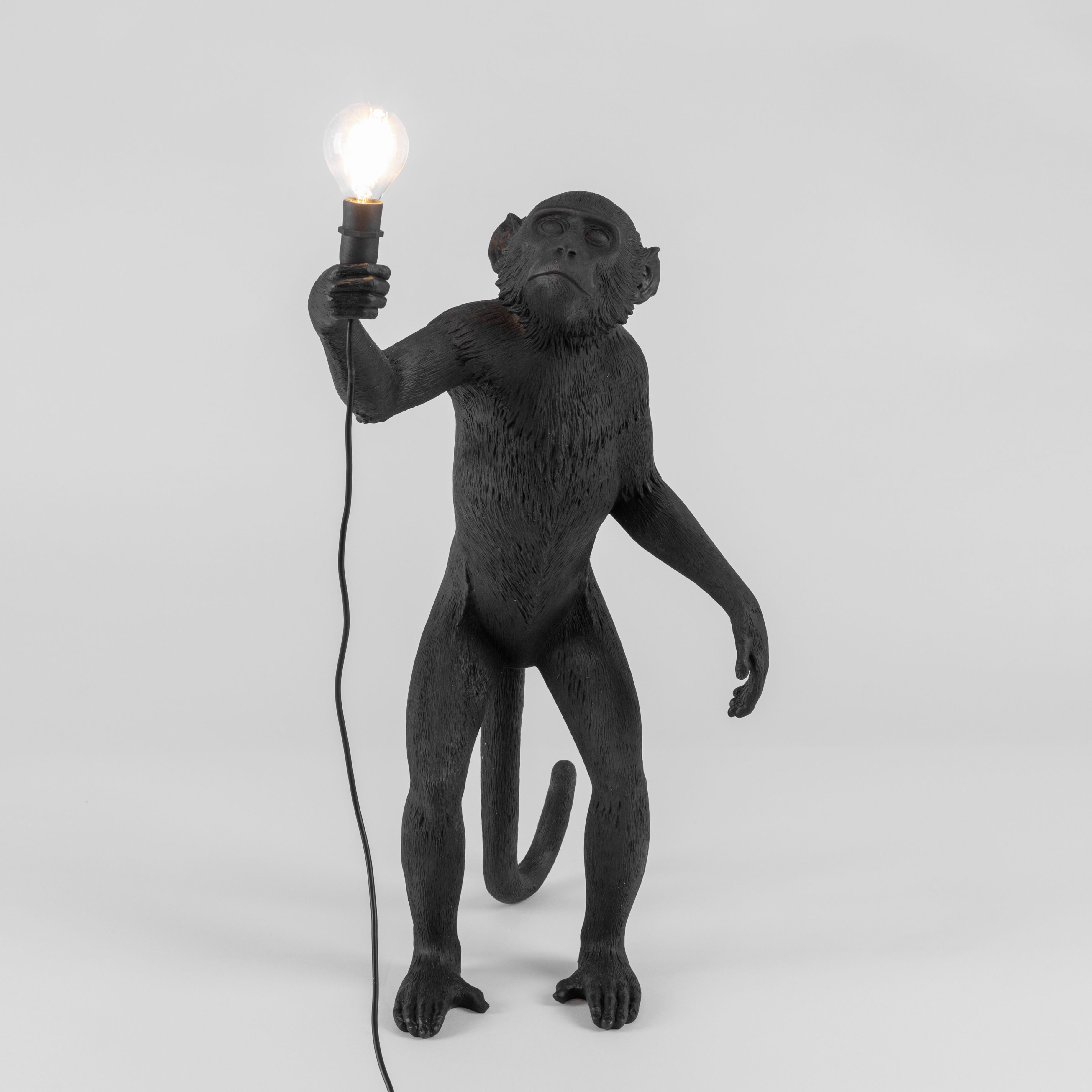 [product_category]-Seletti Monkey Outdoor Lamp Black, Standing-Seletti-8008215149202-14920-SEL-8
