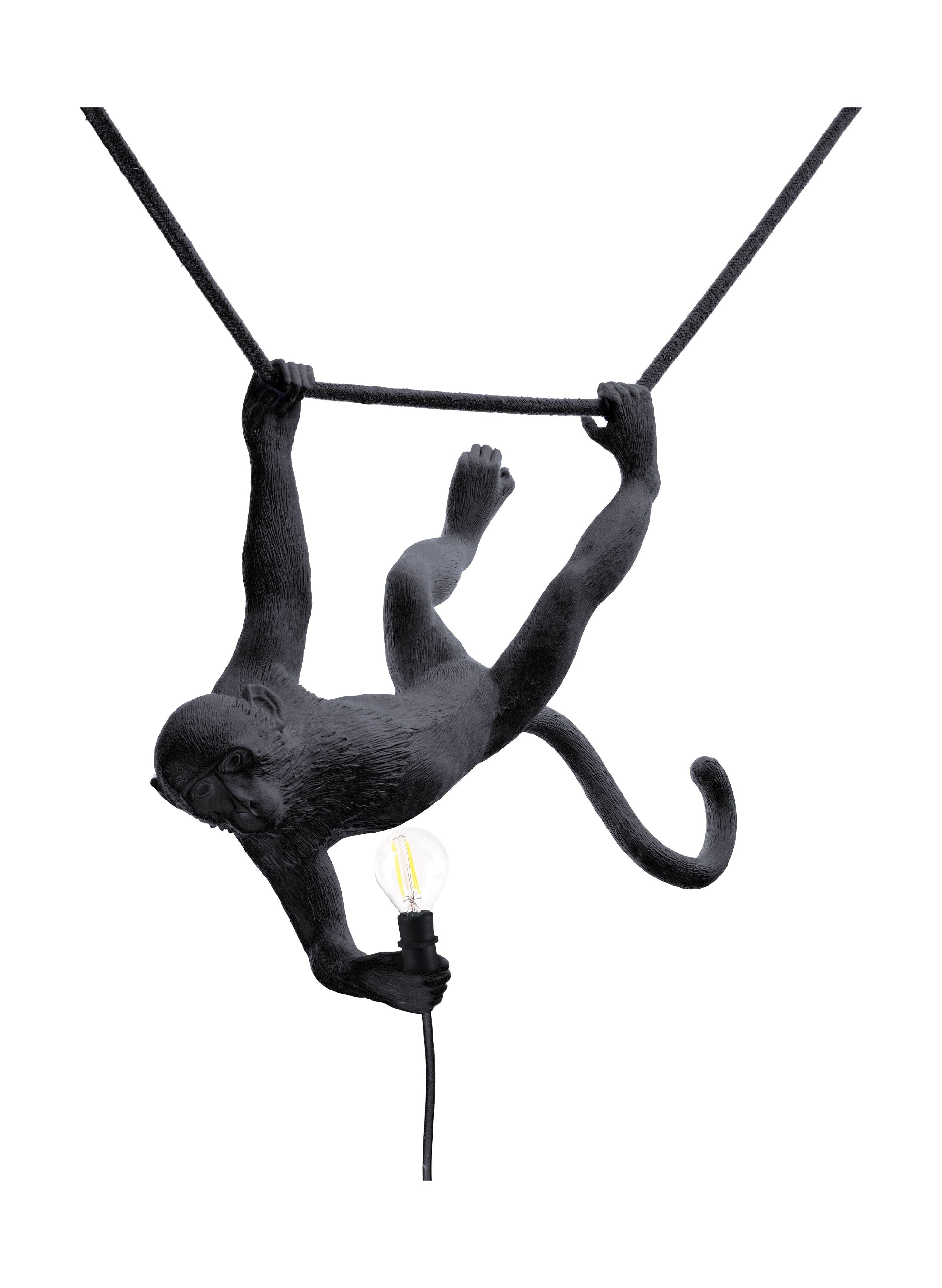 [product_category]-Seletti Monkey Outdoor Lamp Black, Swing-Seletti-8008215149165-14916-SEL-1