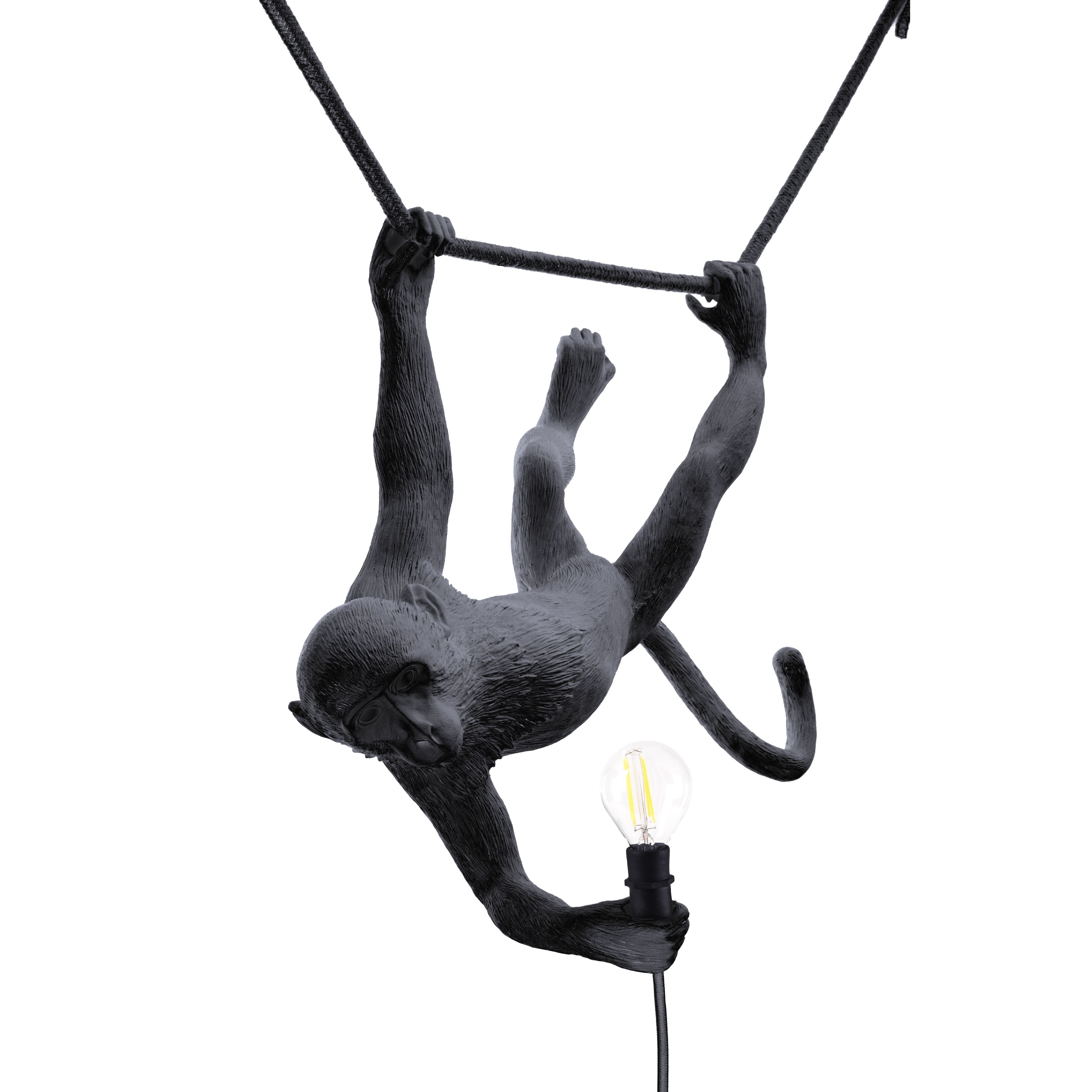 [product_category]-Seletti Monkey Outdoor Lamp Black, Swing-Seletti-8008215149165-14916-SEL-2