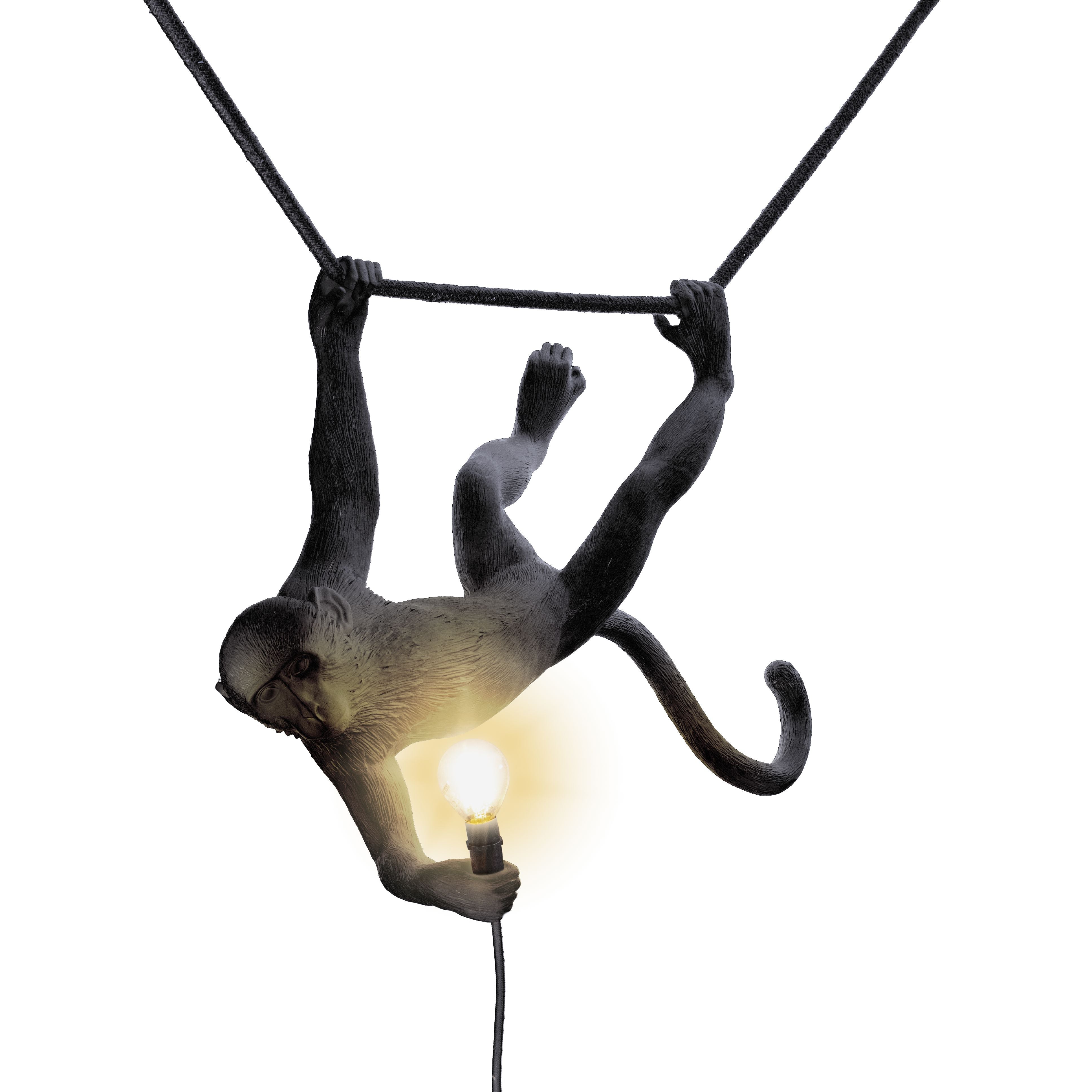 [product_category]-Seletti Monkey Outdoor Lamp Black, Swing-Seletti-8008215149165-14916-SEL-4