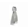 SILKEBORG ULDSPINDI Arequipa Scarf 30 x200 cm, světle šedá