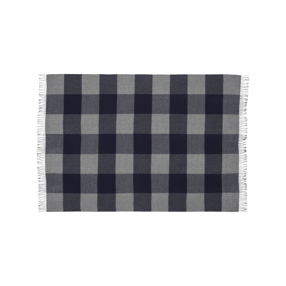 [product_category]-Silkeborg Uldspinderi Caracas Plaid 130x200 Cm, Marina-Silkeborg Uldspinderi-5710390033315-00-1506-3567-SIL-2
