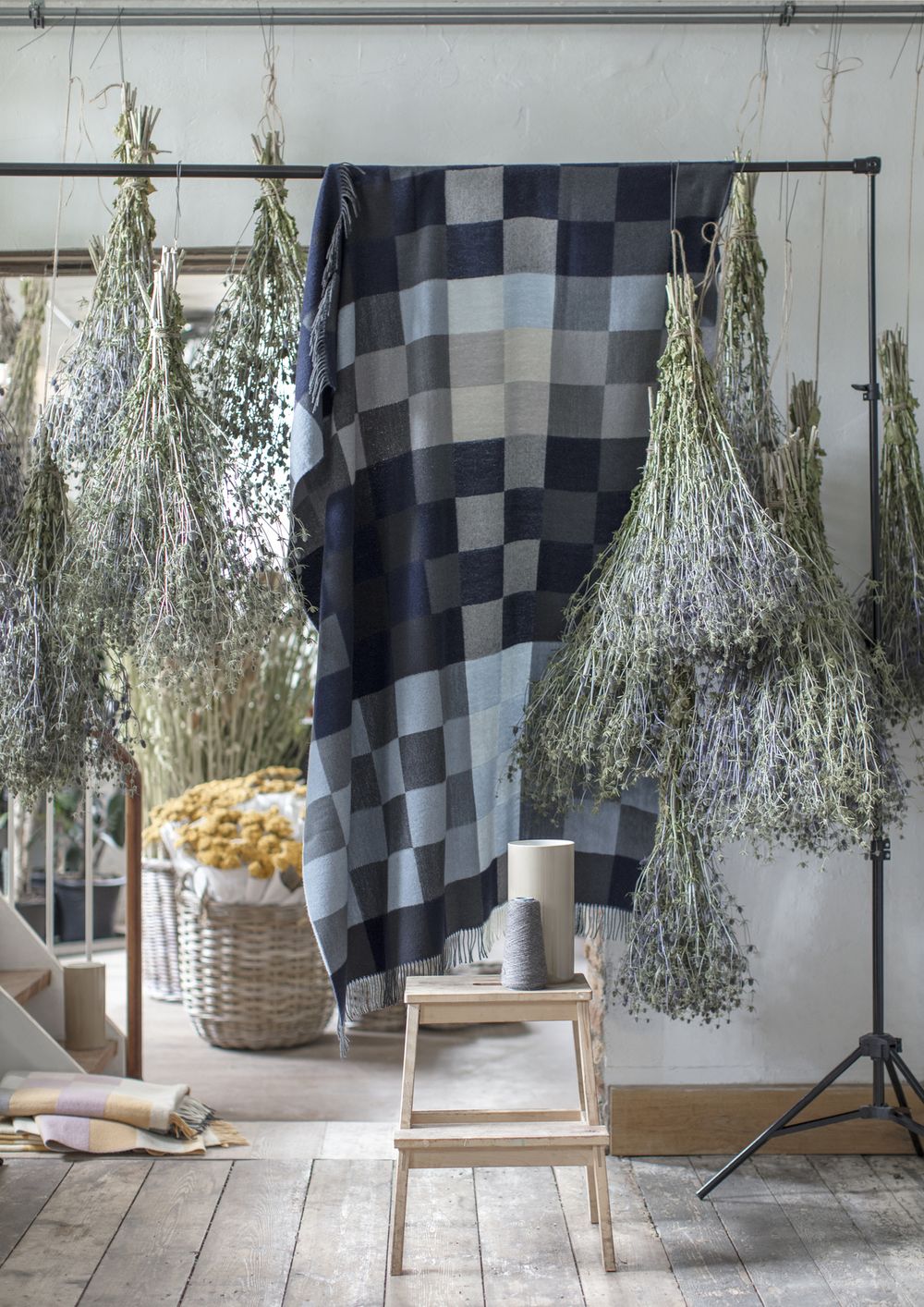 [product_category]-Silkeborg Uldspinderi Caracas Plaid 130x200 Cm, Marina-Silkeborg Uldspinderi-5710390033315-00-1506-3567-SIL-8