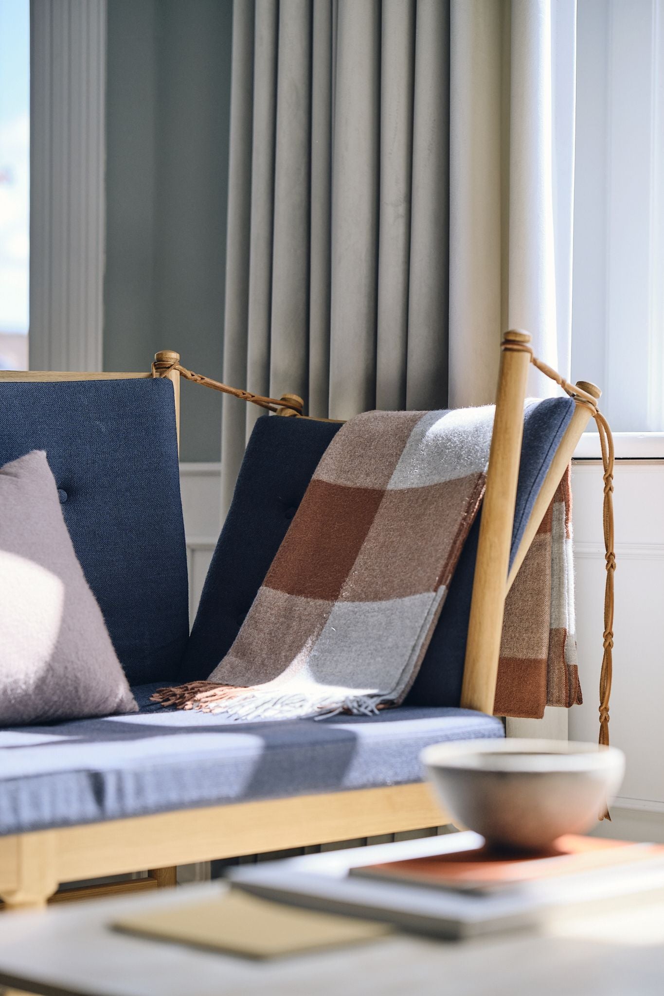 [product_category]-Silkeborg Uldspinderi Caracas Throw 130x200 Cm, Pine-Silkeborg Uldspinderi-5710390033384-00-1506-6827-SIL-5