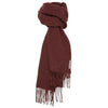 SILKEBORG ULDSPINDRIE CUSCO SCARF 60 X200 cm, Old Bordeaux