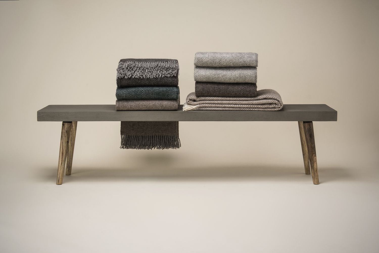 [product_category]-Silkeborg Uldspinderi Drejø Plaid 140x240 Cm, Midnight-Silkeborg Uldspinderi-5710398000227-00-1504-4152-SIL-8