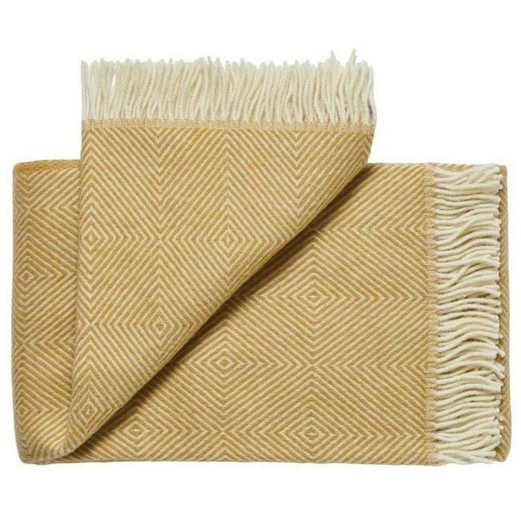 [product_category]-Silkeborg Uldspinderi Fanø Plaid 140 X240 Cm, Sunflower Yellow-Silkeborg Uldspinderi-5710398000081-00-1035-0128-SIL-1