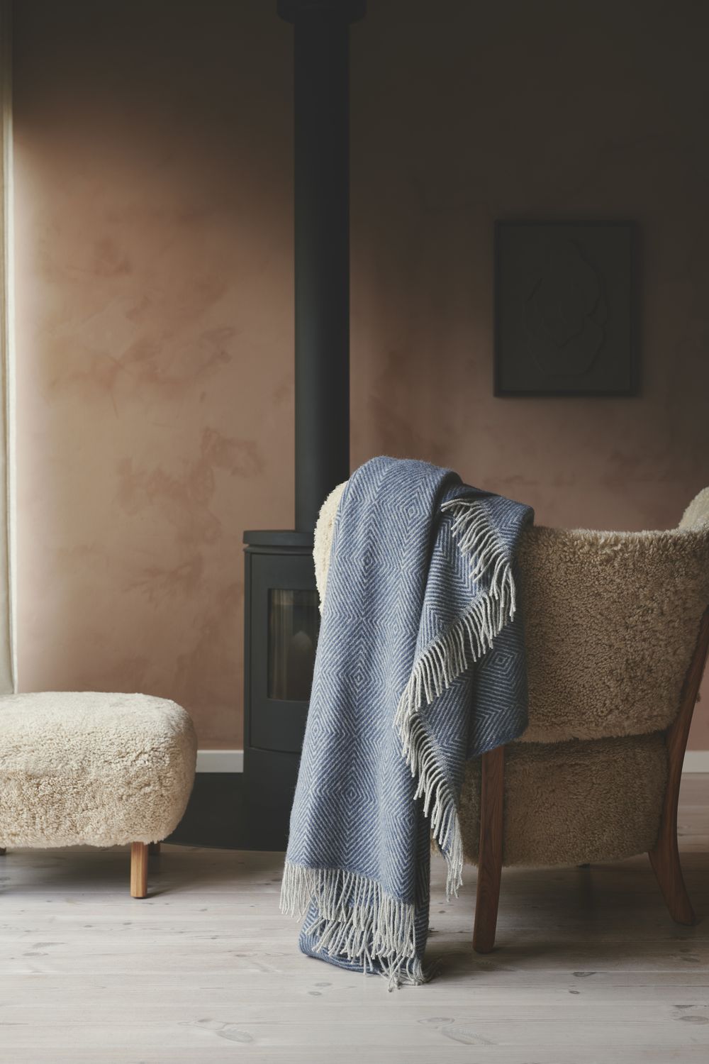 [product_category]-Silkeborg Uldspinderi Livø Plaid 140x240 Cm, Fjord-Silkeborg Uldspinderi-5710398000128-00-1501-2126-SIL-13