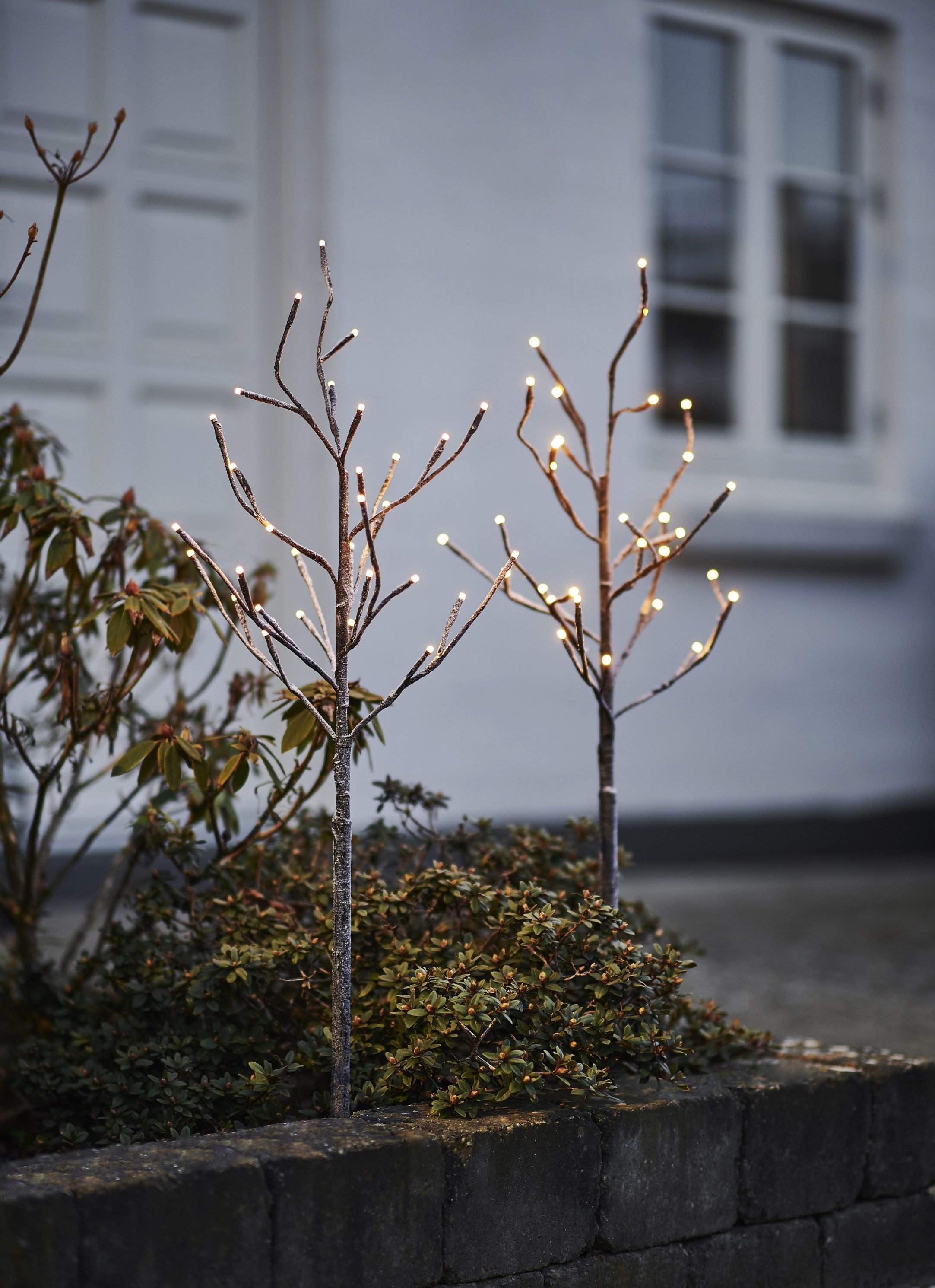 [product_category]-Sirius Alex Tree 2 Pcs. 2x30 L H80cm ø15cm+25cm, Brown/Snow White-Sirius-5707310603505-60350-SIR-2