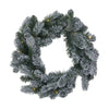 Sirius Anton Wreath Ø45cm, zelená/sníh