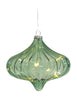 Sirius Dina Christmas Glass Ornament 5 LED, zelená