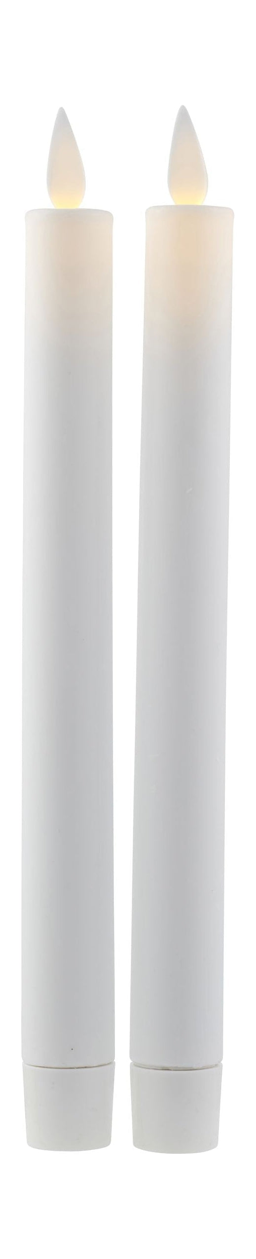 [product_category]-Sirius Sara Crown Led Candle 2 Pcs, White-Sirius-5707310811214-81121-SIR-1