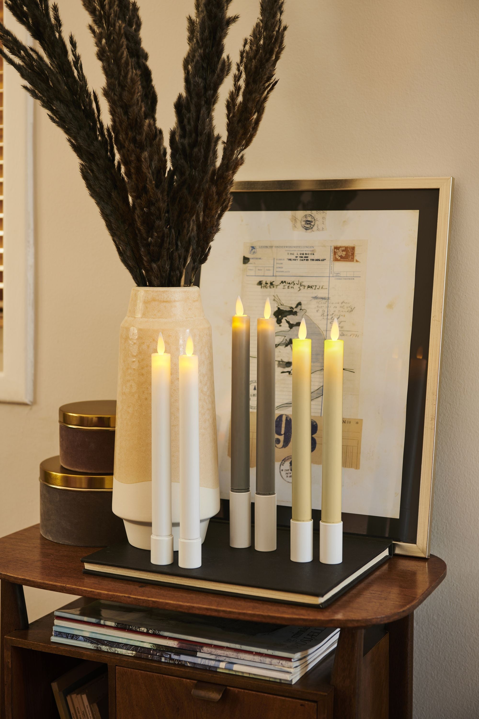 [product_category]-Sirius Sara Crown Led Candle 2 Pcs, White-Sirius-5707310811214-81121-SIR-6