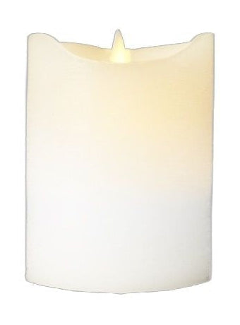 [product_category]-Sirius Sara Rechargeable Led Candle White, ø7,5x H10,5cm-Sirius-5707310802106-80210-SIR-1