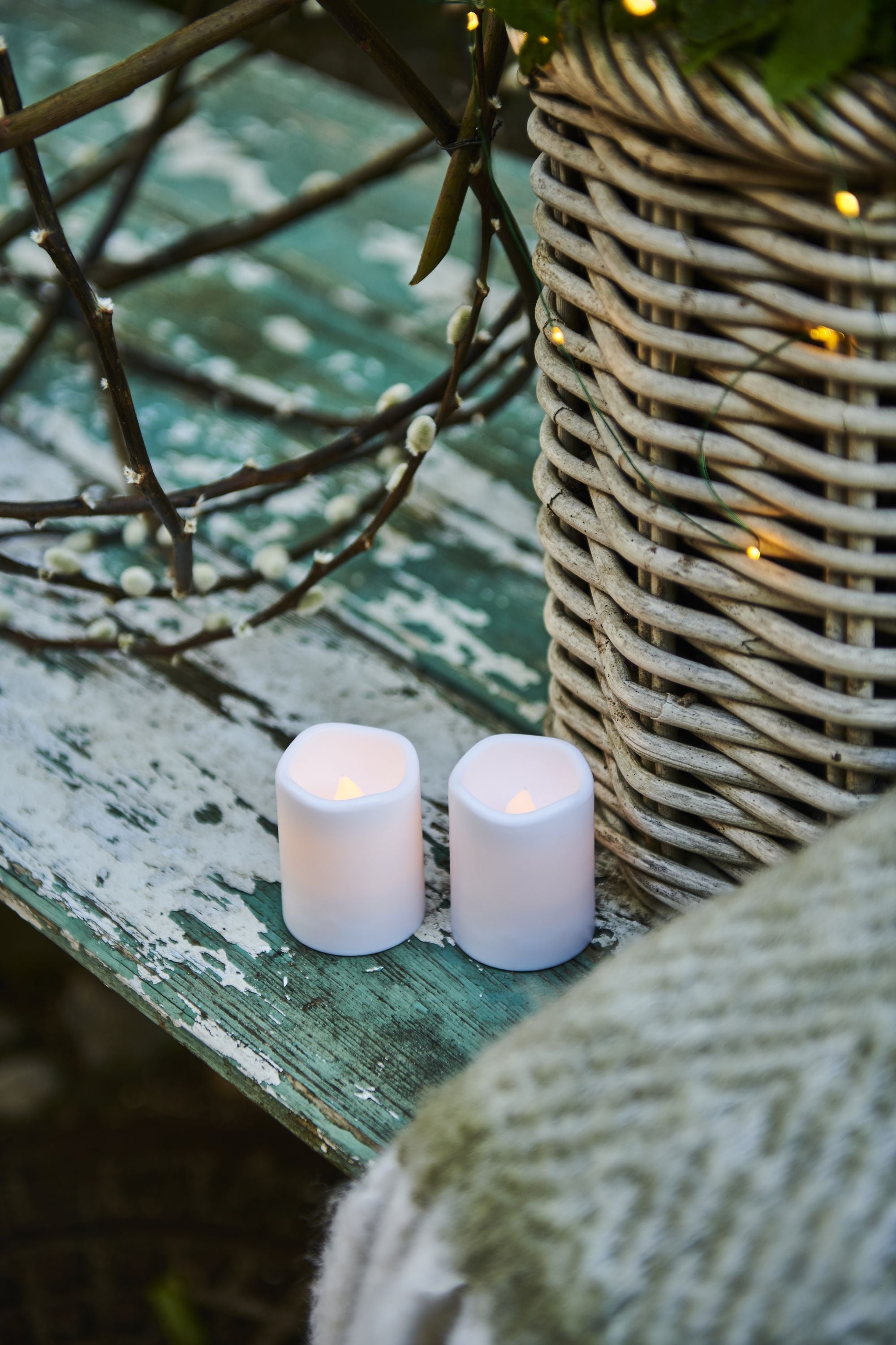 [product_category]-Sirius Storm Outdoor Mini Set 2 Pcs øx H 5x6,5 Cm, White-Sirius-5707310704028-70402-SIR-3