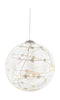 Sirius Sweet Christmas Ball Ø10 cm, bílá/čistá