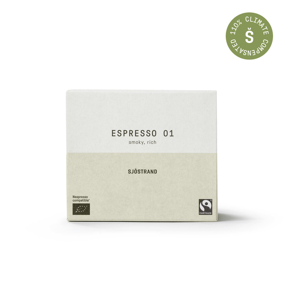 Sjöstrand Coffee Capsules 10 Pack, č. 1 Espresso