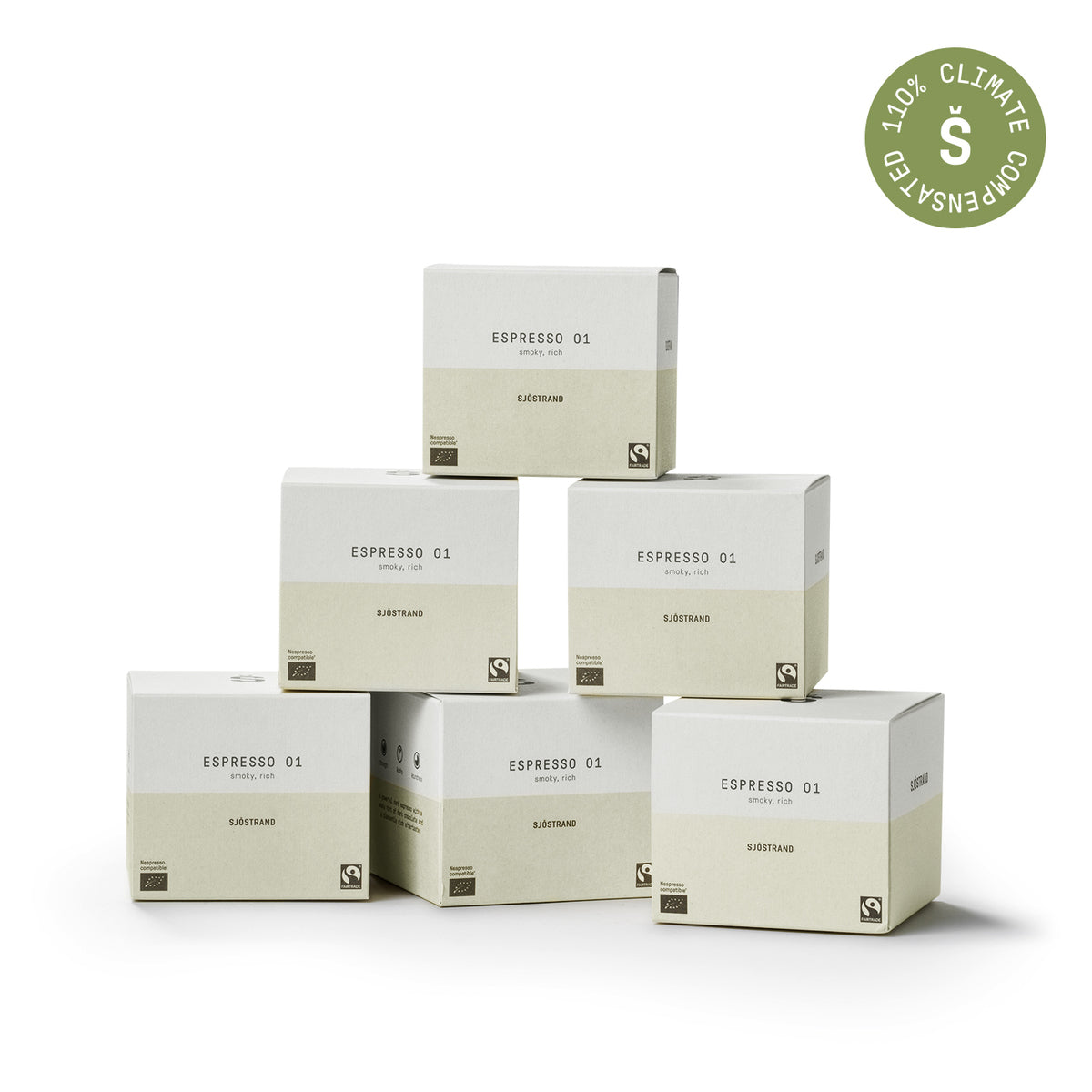 Sjöstrand Coffee Capsules 10 Pack, č. 1 Espresso