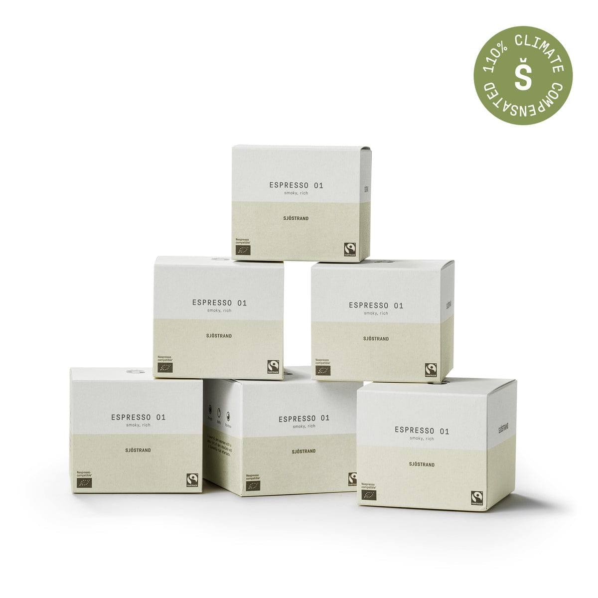 Sjöstrand Coffee Capsules 10 Pack, č. 1 Espresso