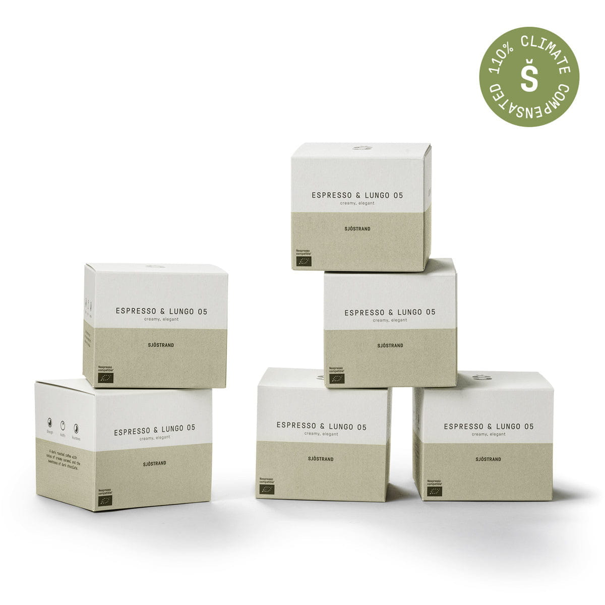 Sjöstrand Coffee Capsules 10 Pack, č. 5 Espresso & Lungo