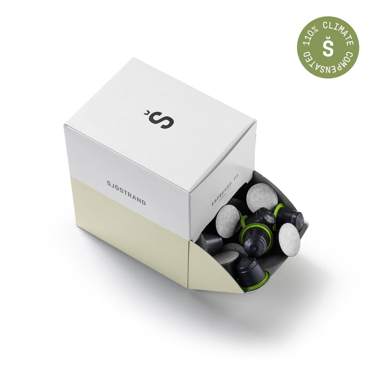 Sjöstrand Coffee Capsules 100 Pack, č. 1 Espresso