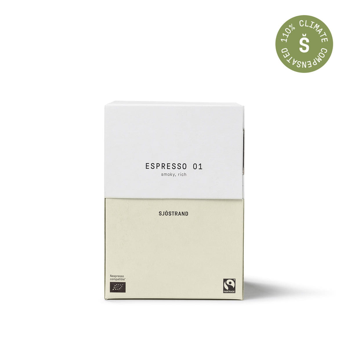Sjöstrand Coffee Capsules 100 Pack, č. 1 Espresso