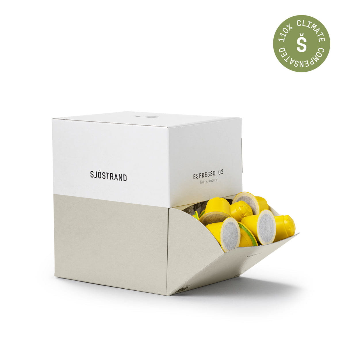 Sjöstrand Coffee Capsules 100 Pack, č. 2 Espresso