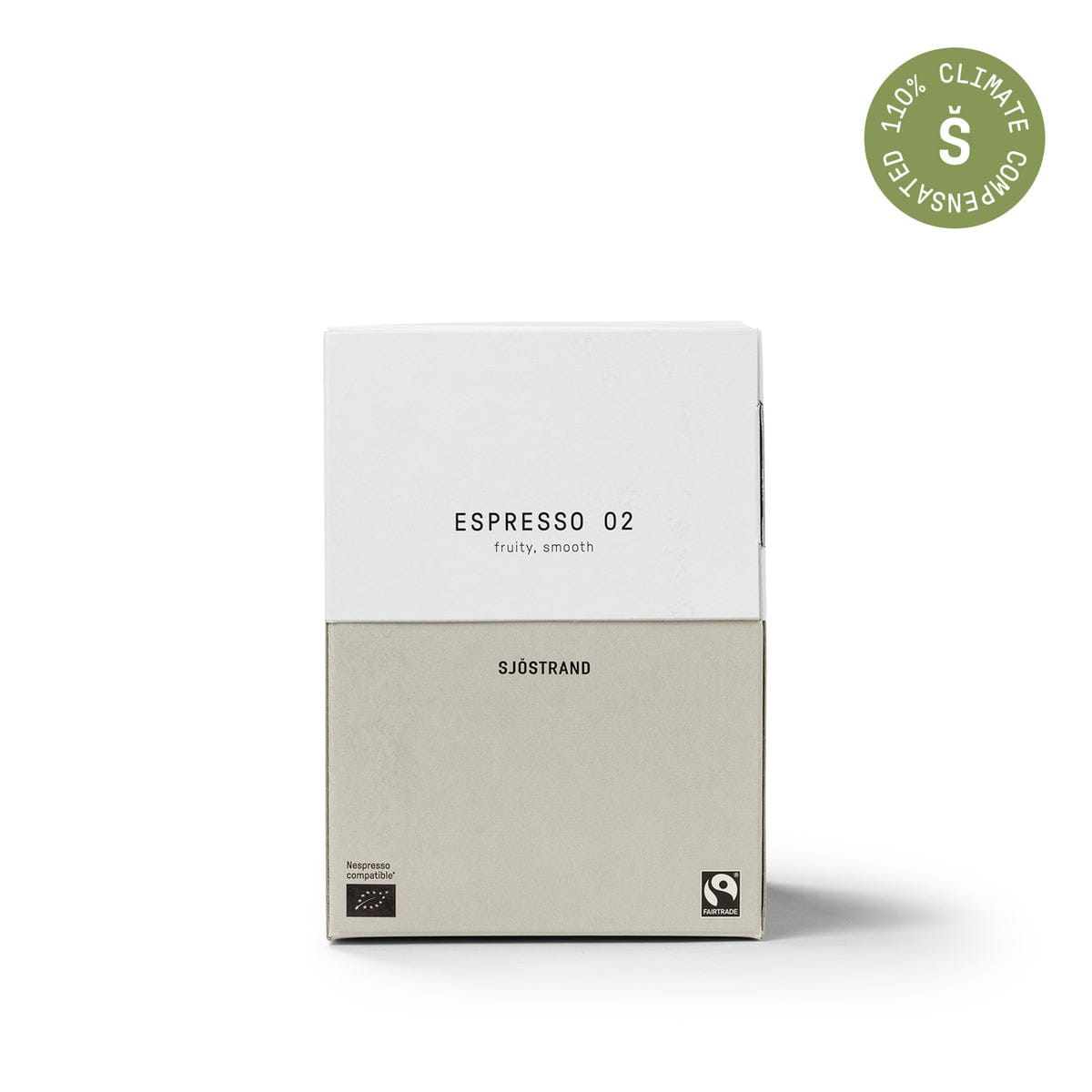 Sjöstrand Coffee Capsules 100 Pack, č. 2 Espresso