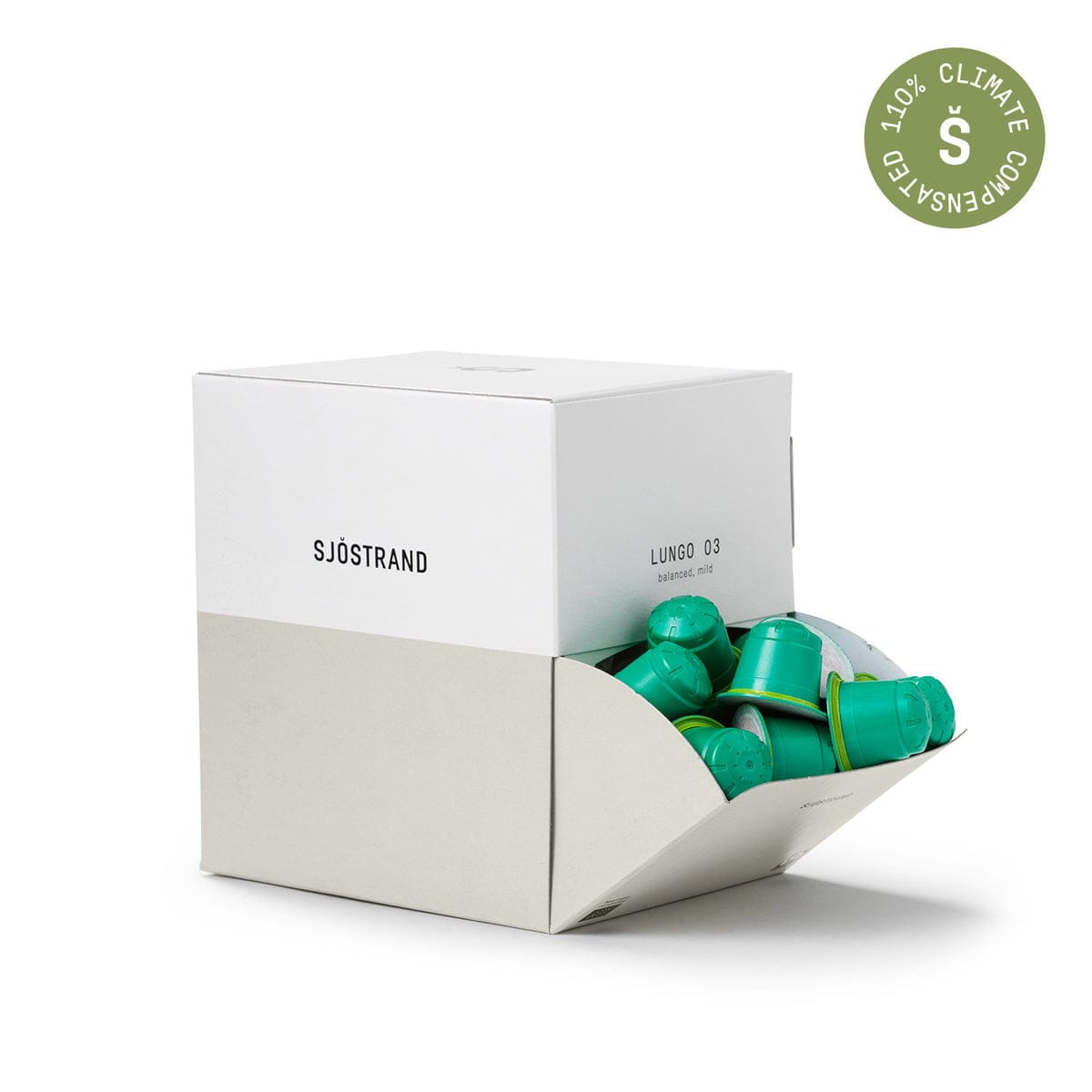 Sjöstrand Coffee Capsules 100 Pack, č. 3 Lungo