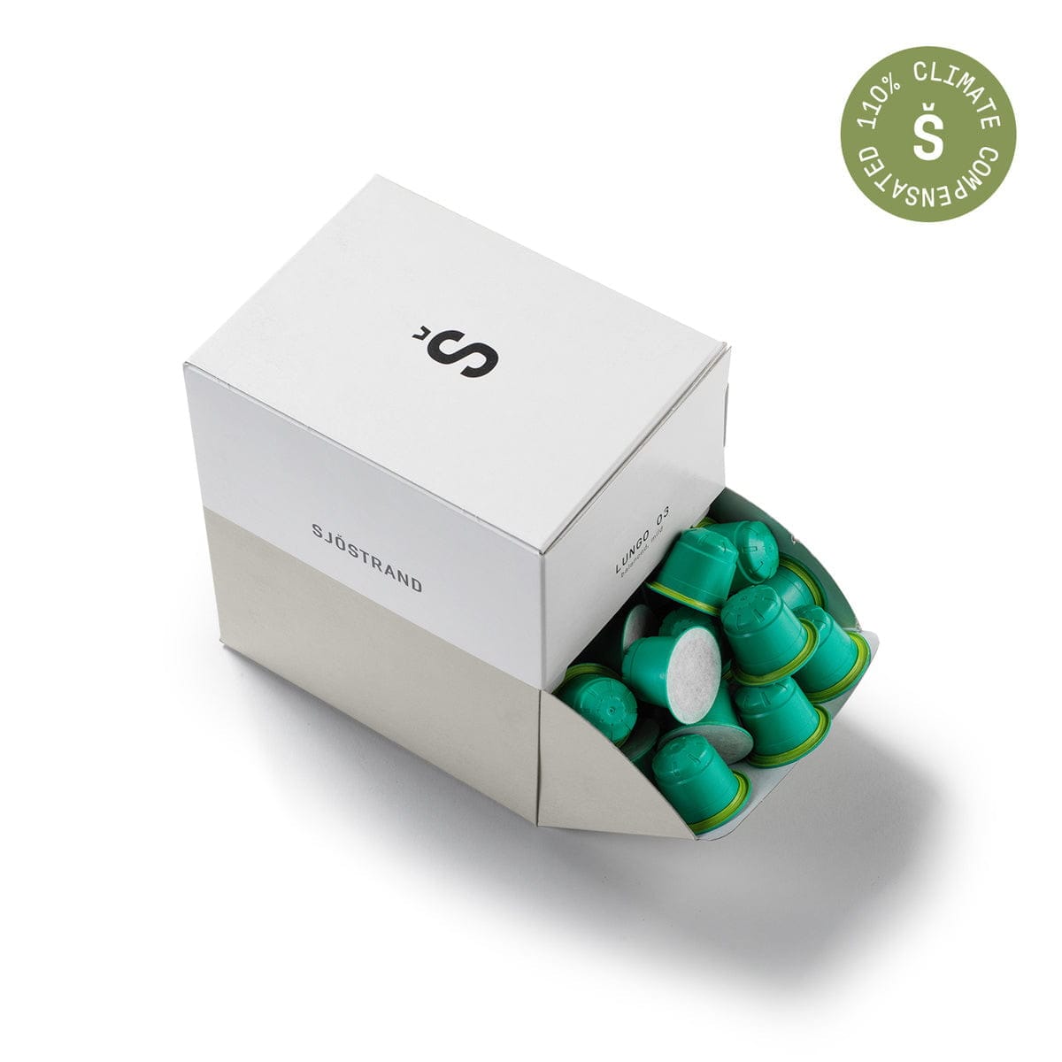 Sjöstrand Coffee Capsules 100 Pack, č. 3 Lungo