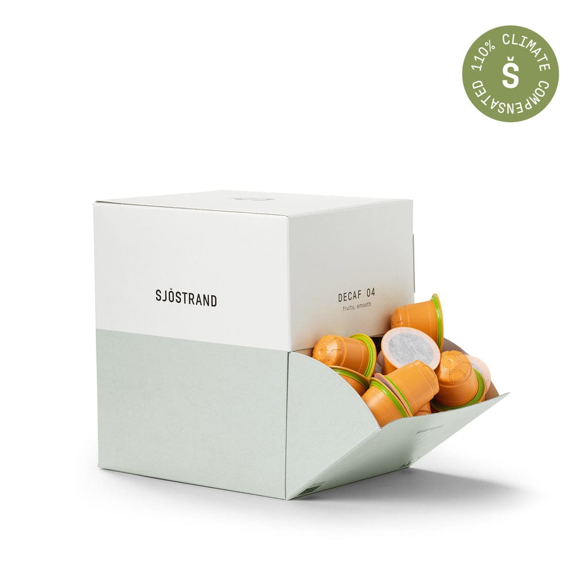Sjöstrand Coffee Capsules 100 Pack, č. 4 Espresso Decaf